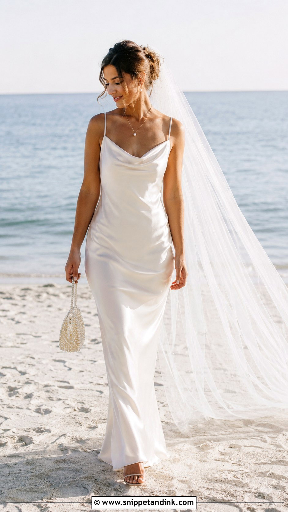 Anthropologie Bridal Satin Slip Dress - Snippet and Ink - 20 Anthropologie Bridal Ideas