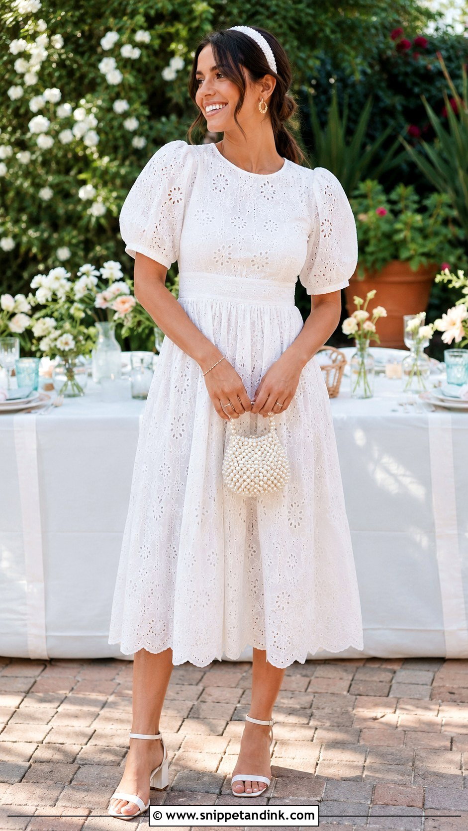 Anthropologie Bridal Shower Midi Dress - Snippet and Ink - 20 Anthropologie Bridal Ideas