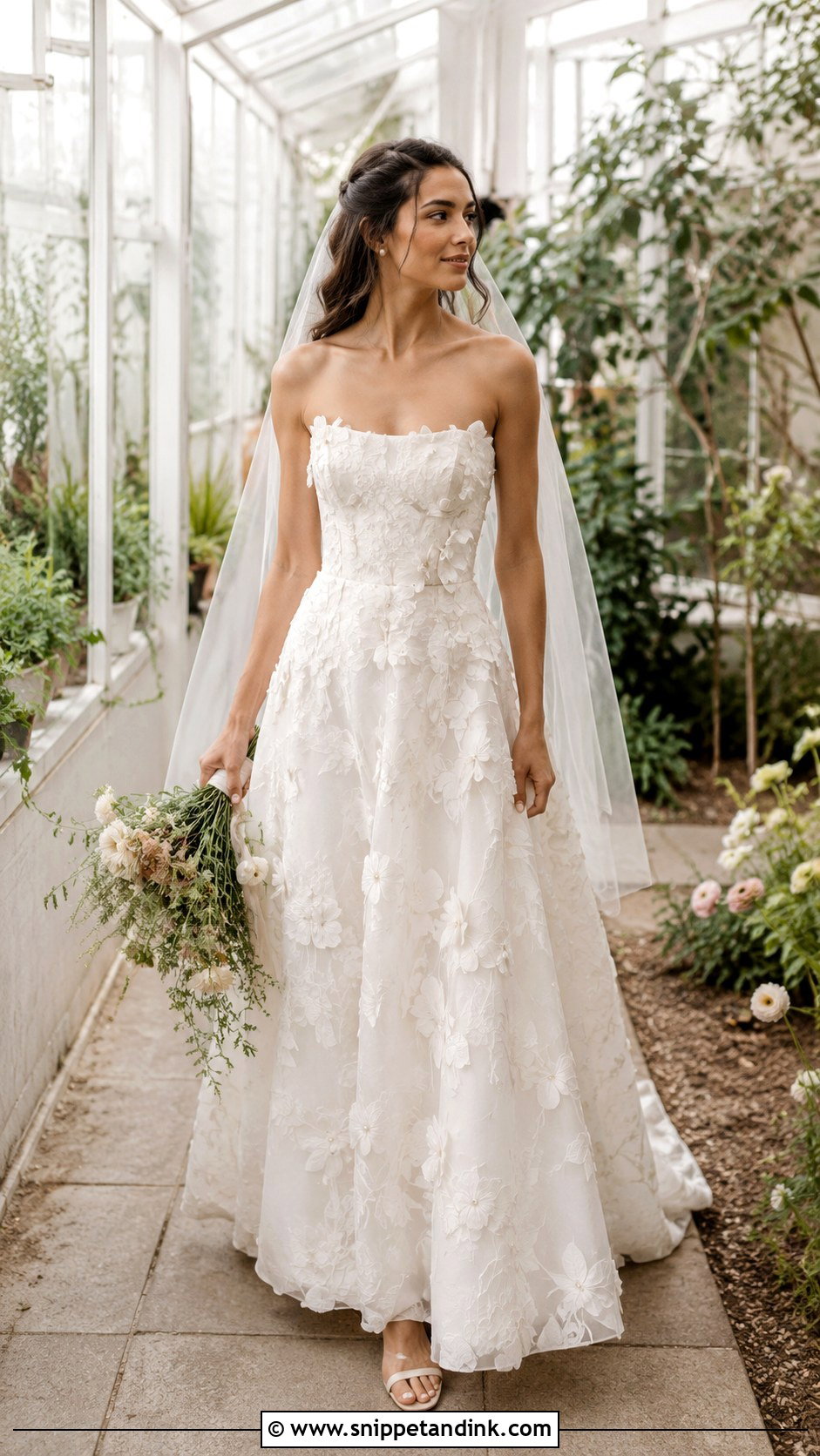 Anthropologie Floral Applique Wedding Dress - Snippet and Ink - 20 Anthropology Wedding Dress Ideas
