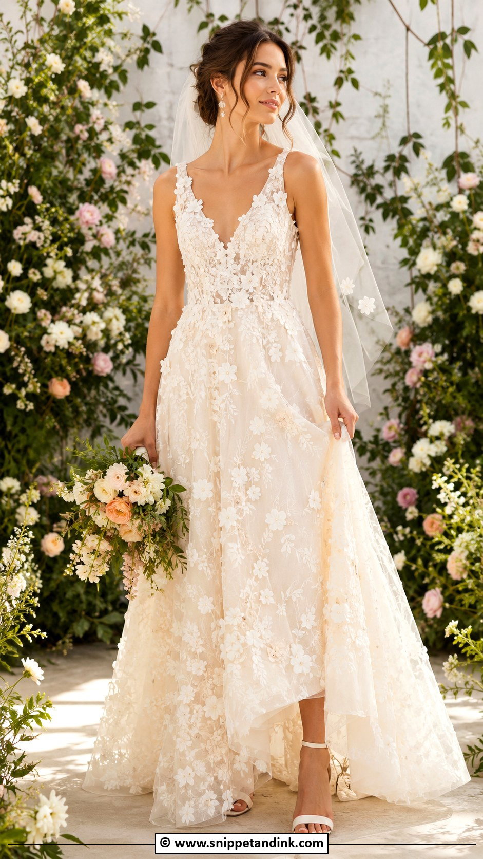 Anthropologie Floral Wedding Dress - Snippet and Ink - 25 Anthropologie Wedding Dress Ideas