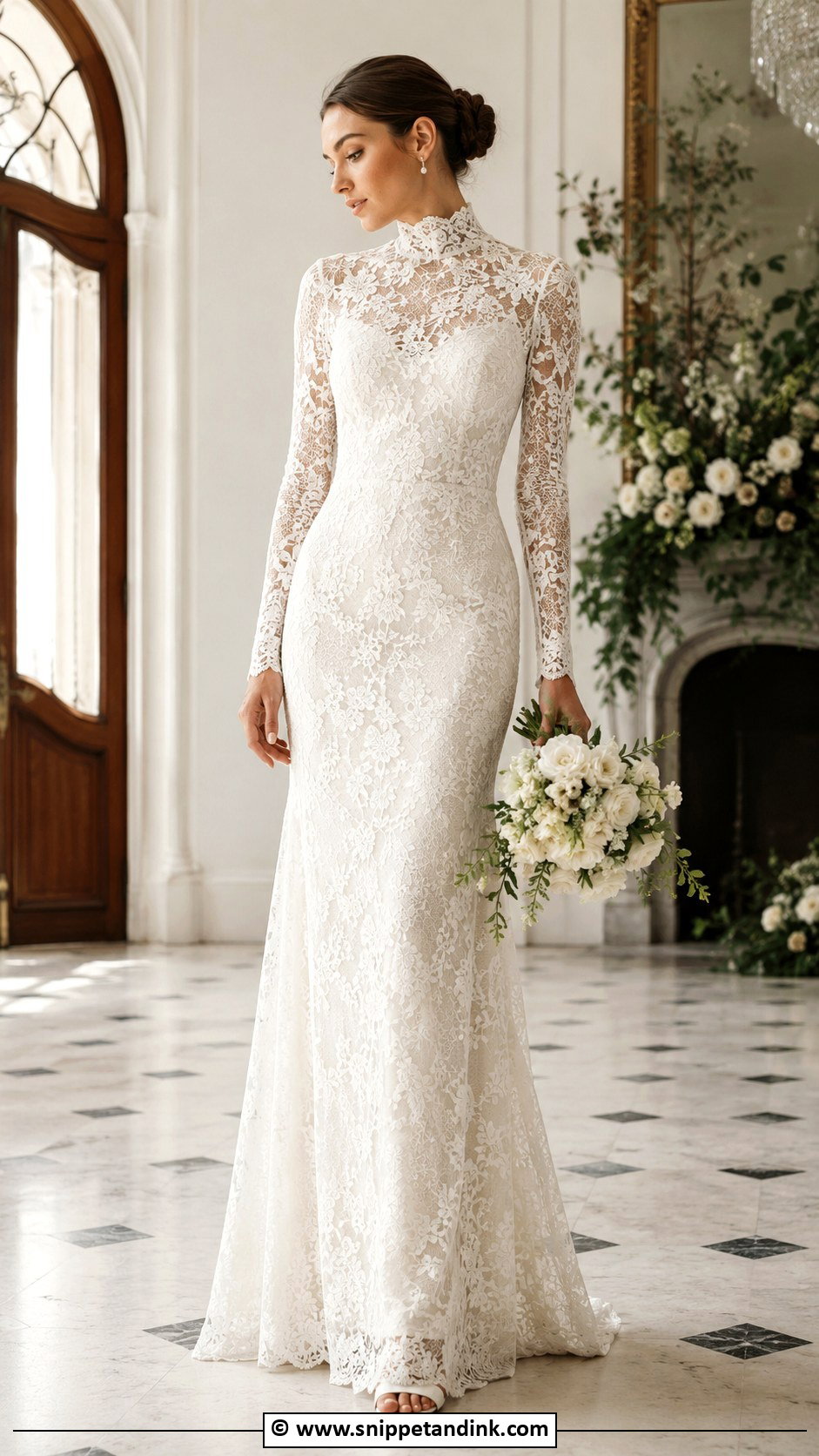 Anthropologie High Neck Wedding Dress - Snippet and Ink - 25 Anthropologie Wedding Dress Ideas