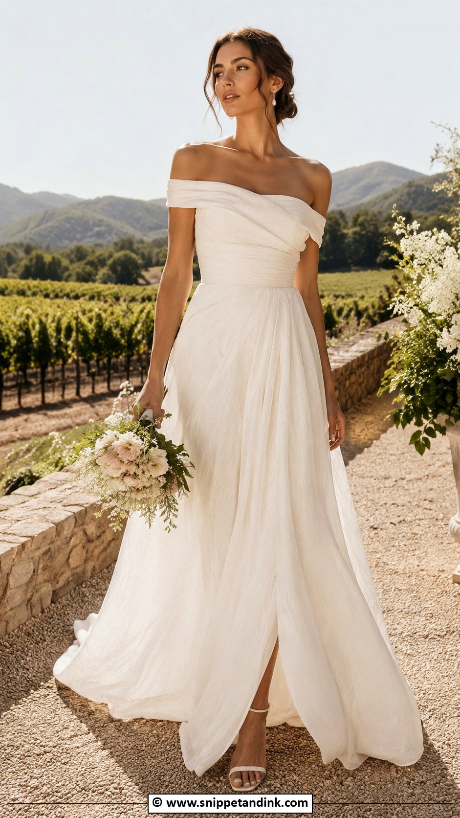 Anthropologie Off The Shoulder Wedding Dress - Snippet and Ink - 25 Anthropologie Wedding Dress Ideas