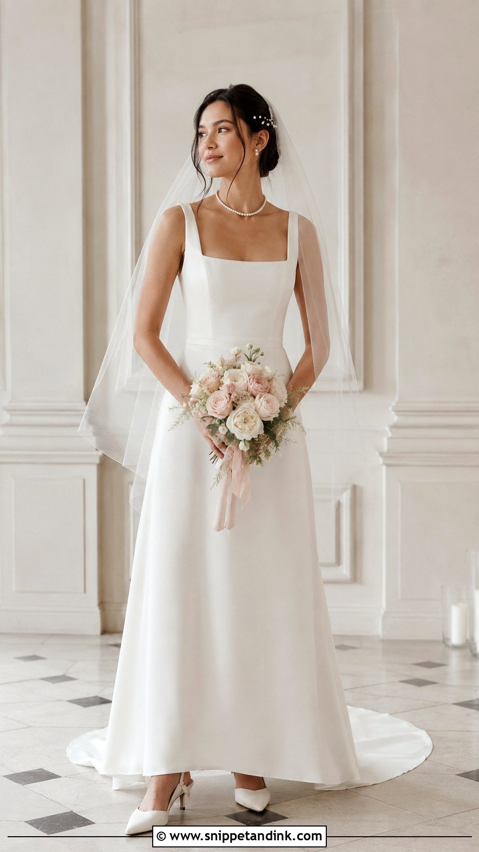 Anthropologie Square Neck A Line Wedding Dress - Snippet and Ink - 20 Anthropology Wedding Dress Ideas