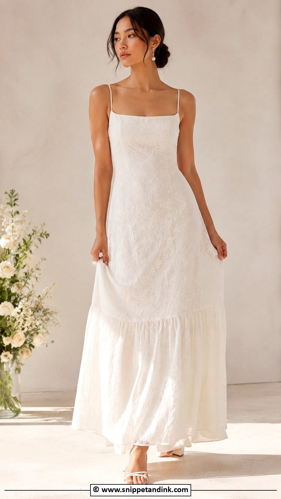 Anthropologie Square Neck Wedding Dress - Snippet and Ink - 25 Anthropologie Wedding Dress Ideas