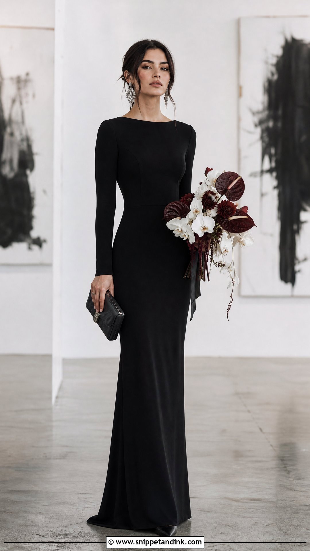 Anti Bride Black Wedding Dress Outfit - Snippet and Ink - 20 The Anti Bride Ideas