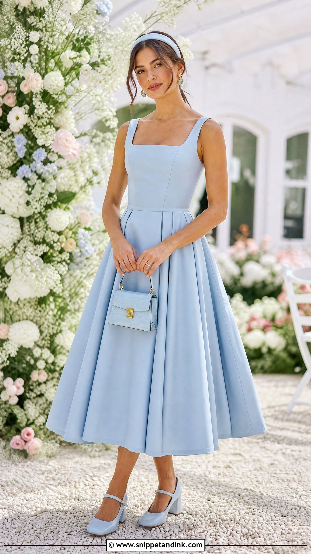 Anti Bride Colorful Tea Length Dress Outfit - Snippet and Ink - 20 The Anti Bride Ideas