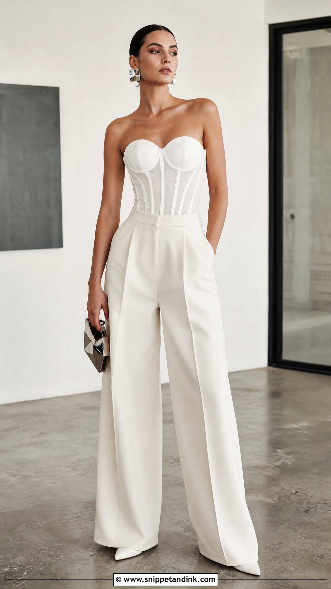 Anti Bride Corset And Trousers Outfit - Snippet and Ink - 20 The Anti Bride Ideas