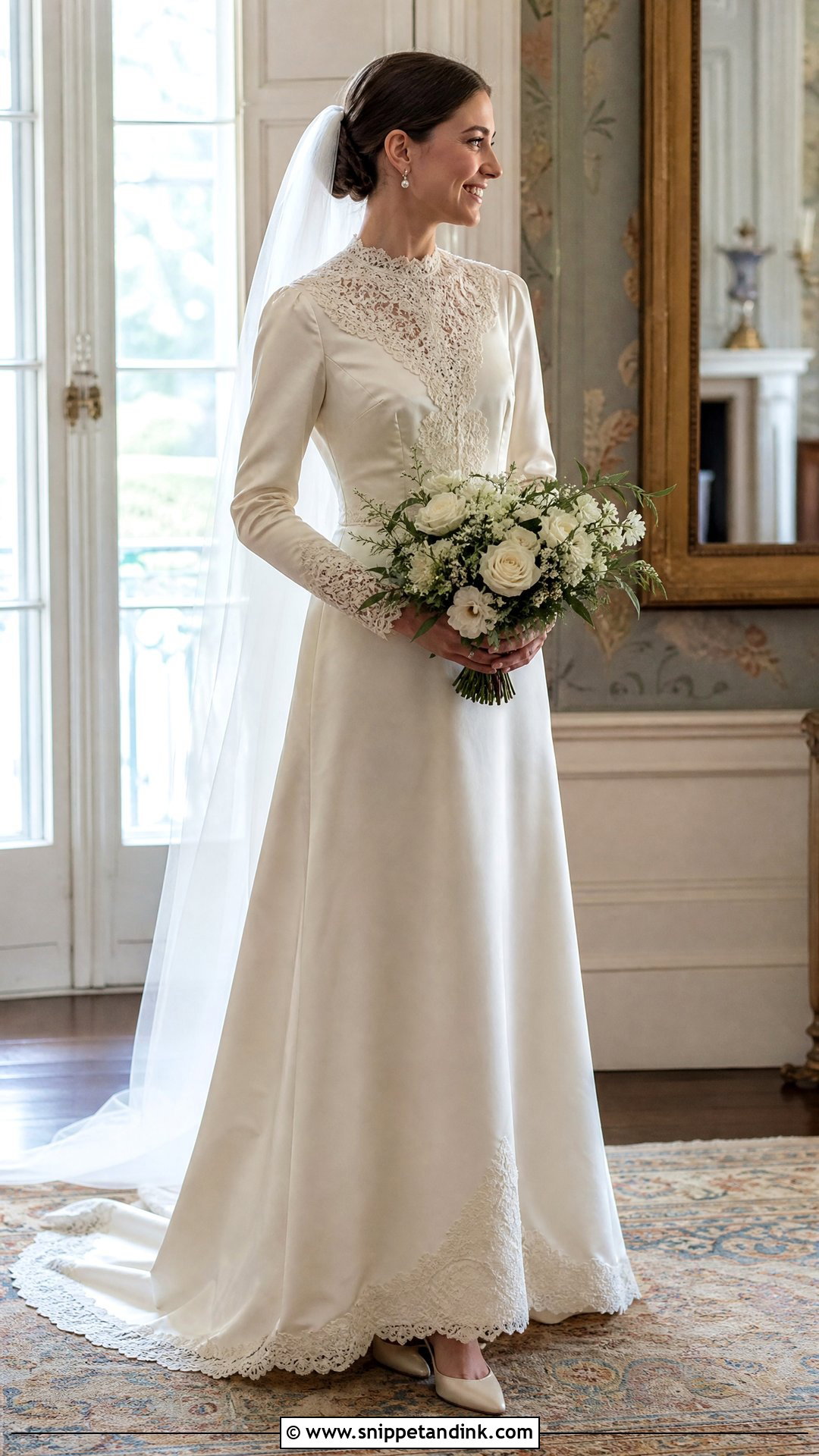 Antique Heirloom Lace Wedding Dress - Snippet and Ink - 25 Antique Wedding Dress Ideas