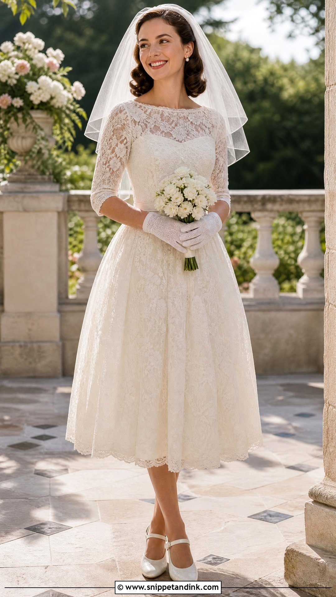 Antique Tea Length Wedding Dress - Snippet and Ink - 25 Antique Wedding Dress Ideas