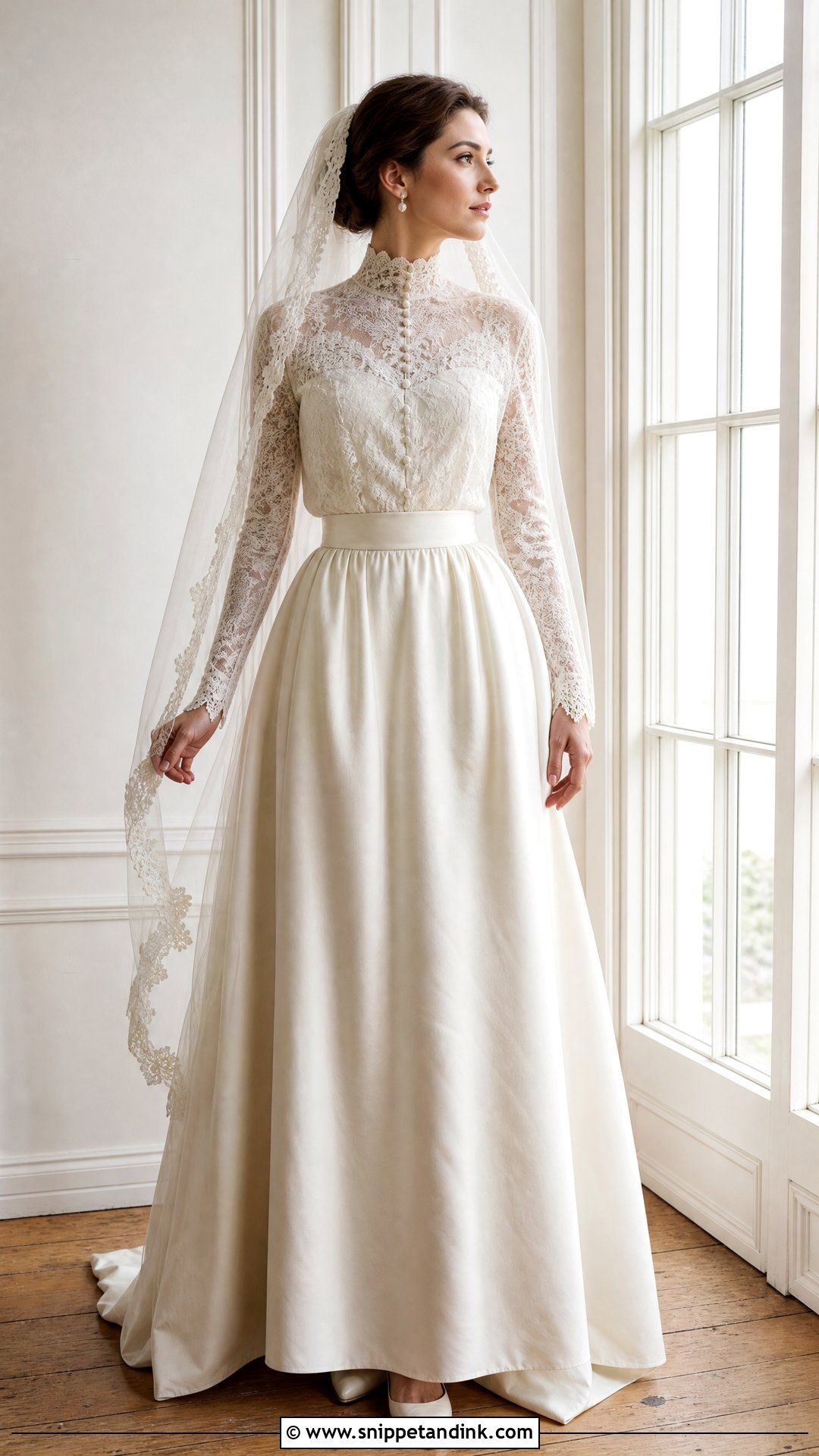 Antique Two Piece Wedding Dress - Snippet and Ink - 25 Antique Wedding Dress Ideas