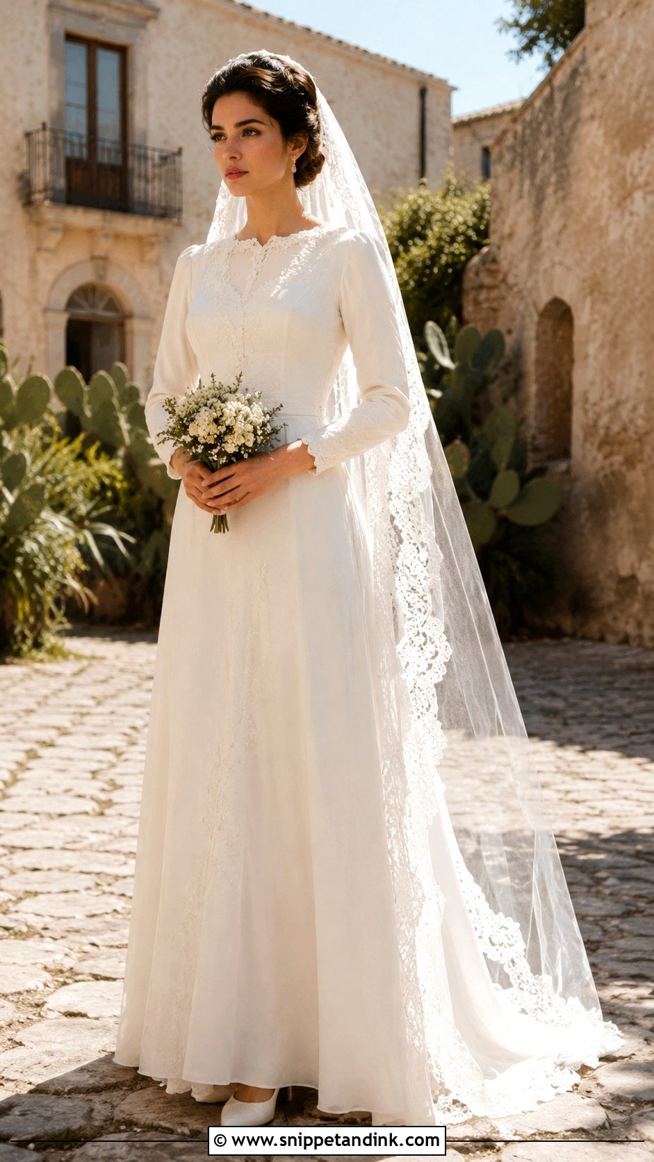 Apollonia Wedding Dress From The Godfather - Snippet and Ink - 20 Movie Wedding Dresses