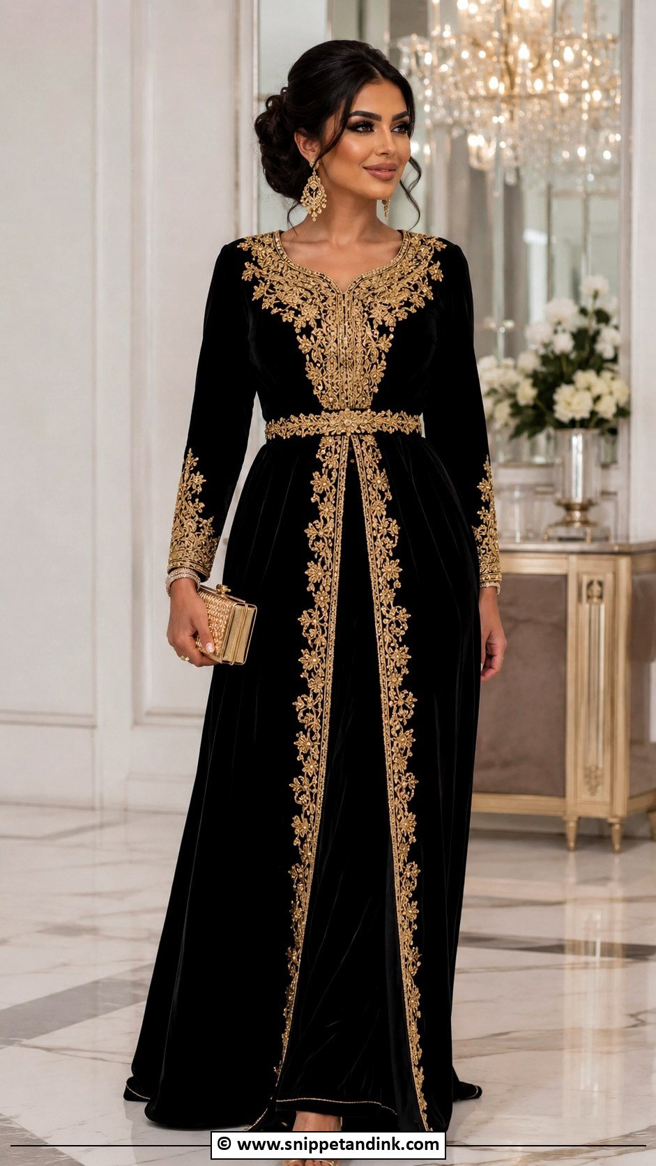 Arab Black Wedding Dress - Snippet and Ink - 30 Arab Wedding Dress Ideas