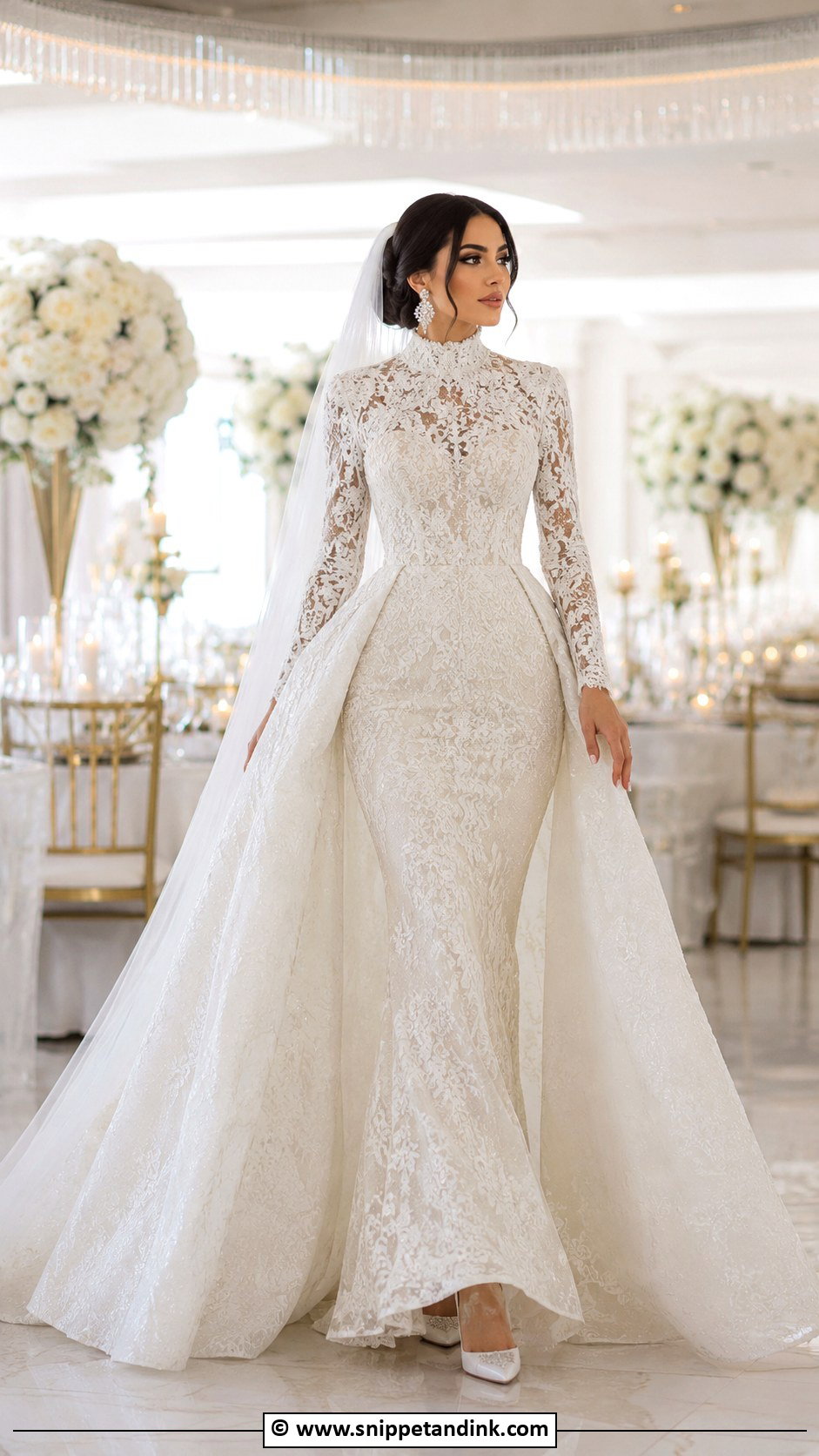 Arab Mermaid Wedding Dress - Snippet and Ink - 30 Arab Wedding Dress Ideas