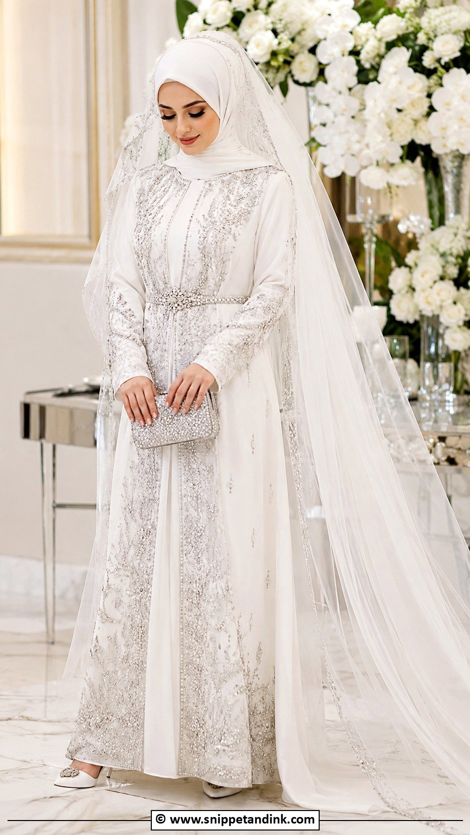 Arab Muslim Wedding Dress - Snippet and Ink - 30 Muslim Wedding Dresses