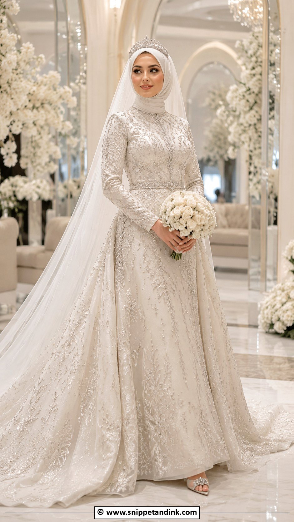 Arab Muslimah Wedding Dress - Snippet and Ink - 30 Muslimah Wedding Dress Ideas