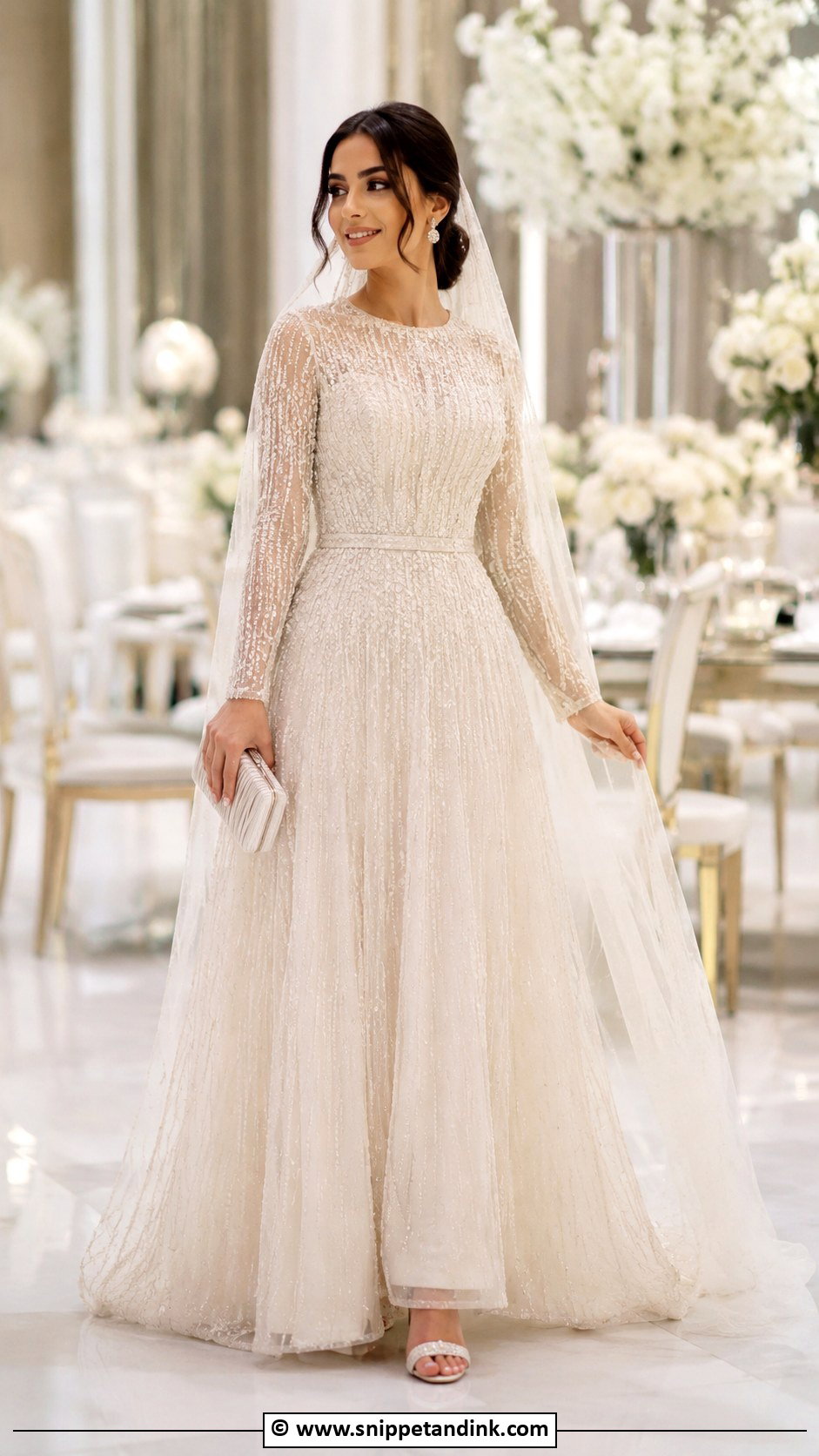 Arab Reception Wedding Dress - Snippet and Ink - 30 Arab Wedding Dress Ideas