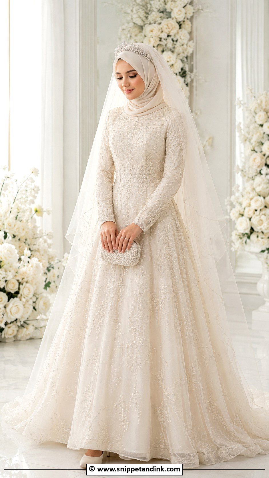 Arab Wedding Dress With Hijab - Snippet and Ink - 30 Arab Wedding Dress Ideas