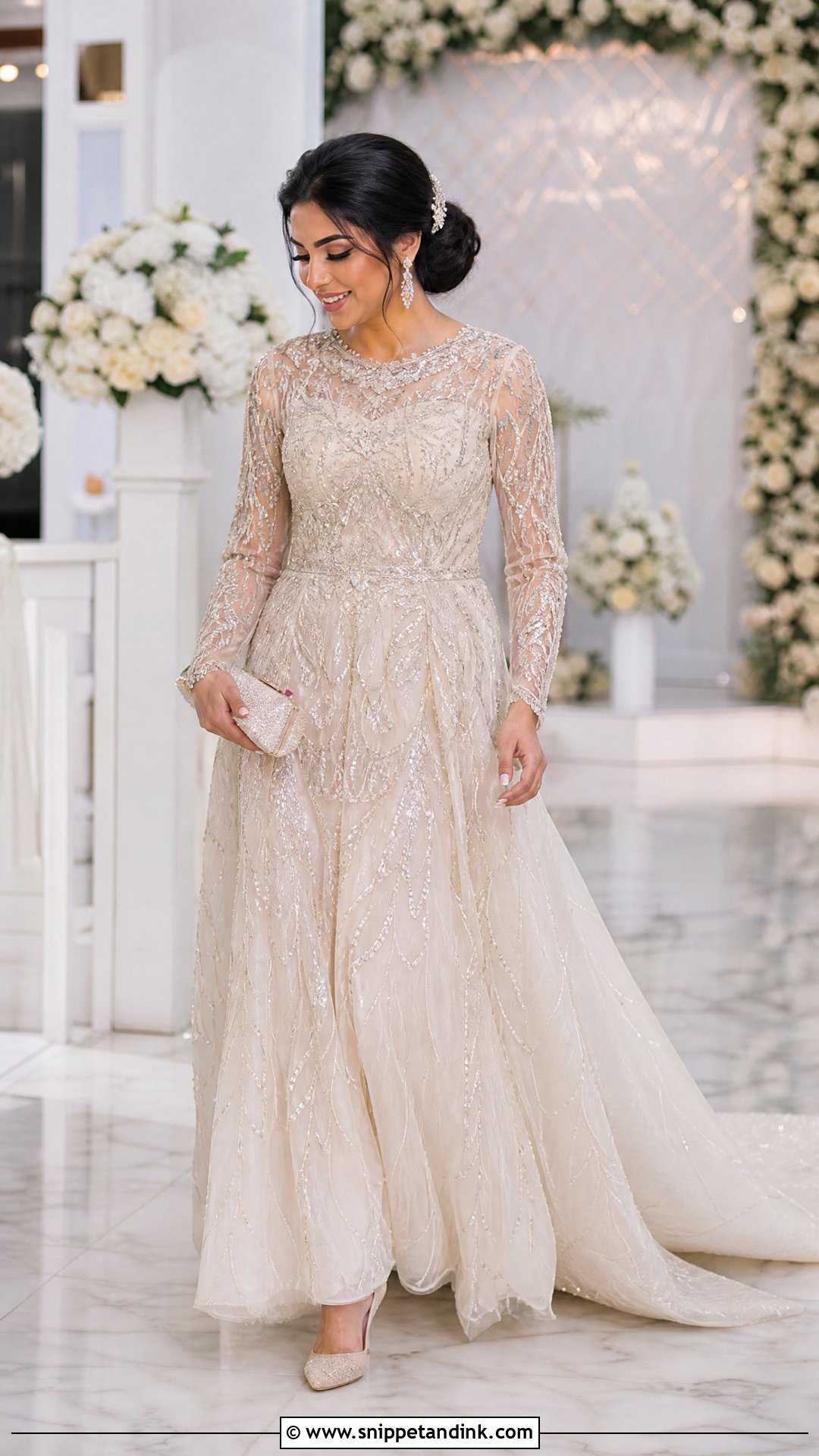 Arab Wedding Reception Dress - Snippet and Ink - 25 Arab Wedding Dresses