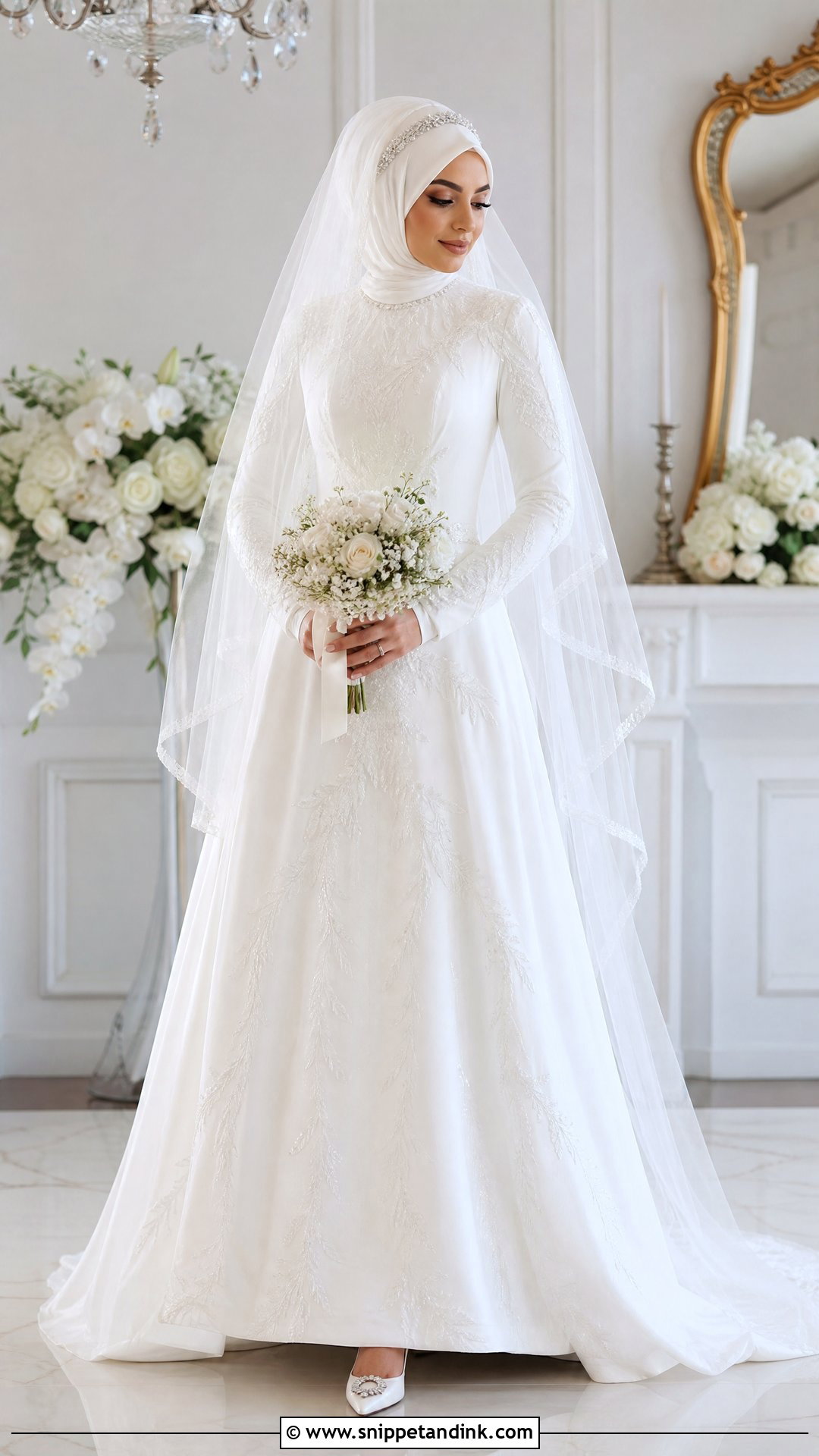 Arabian Hijab Wedding Dress - Snippet and Ink - 25 Arabian Wedding Dress Ideas
