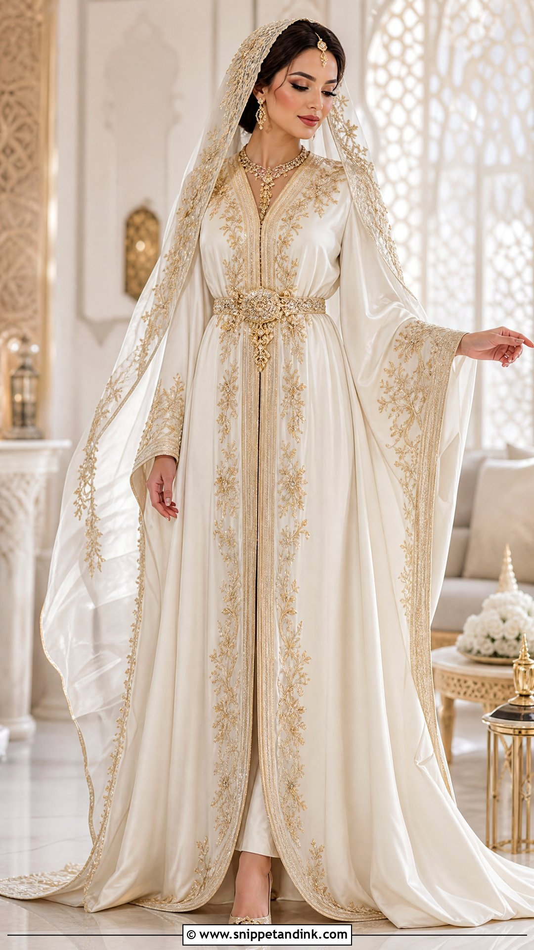 Arabian Kaftan Wedding Dress - Snippet and Ink - 25 Arabian Wedding Dress Ideas