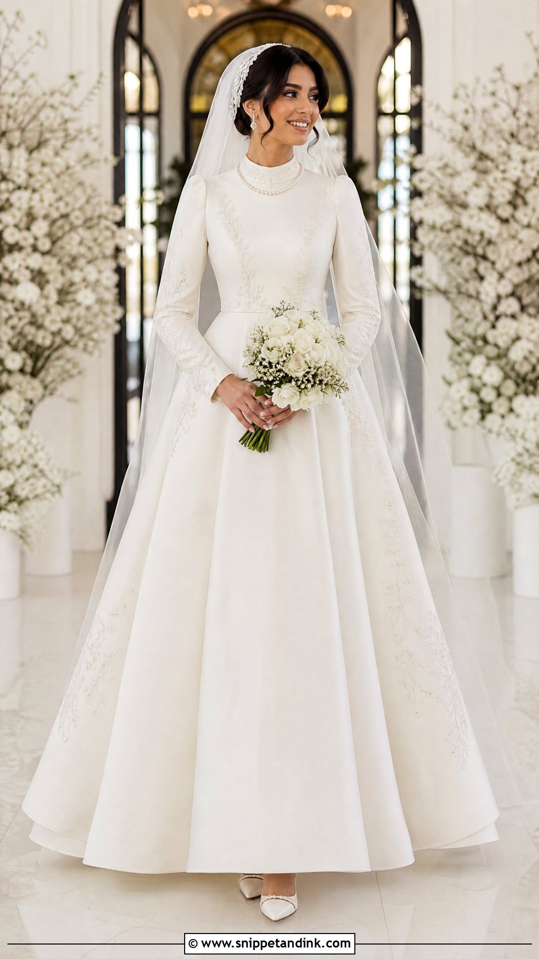 Arabian Organza Wedding Dress - Snippet and Ink - 25 Arabian Wedding Dress Ideas
