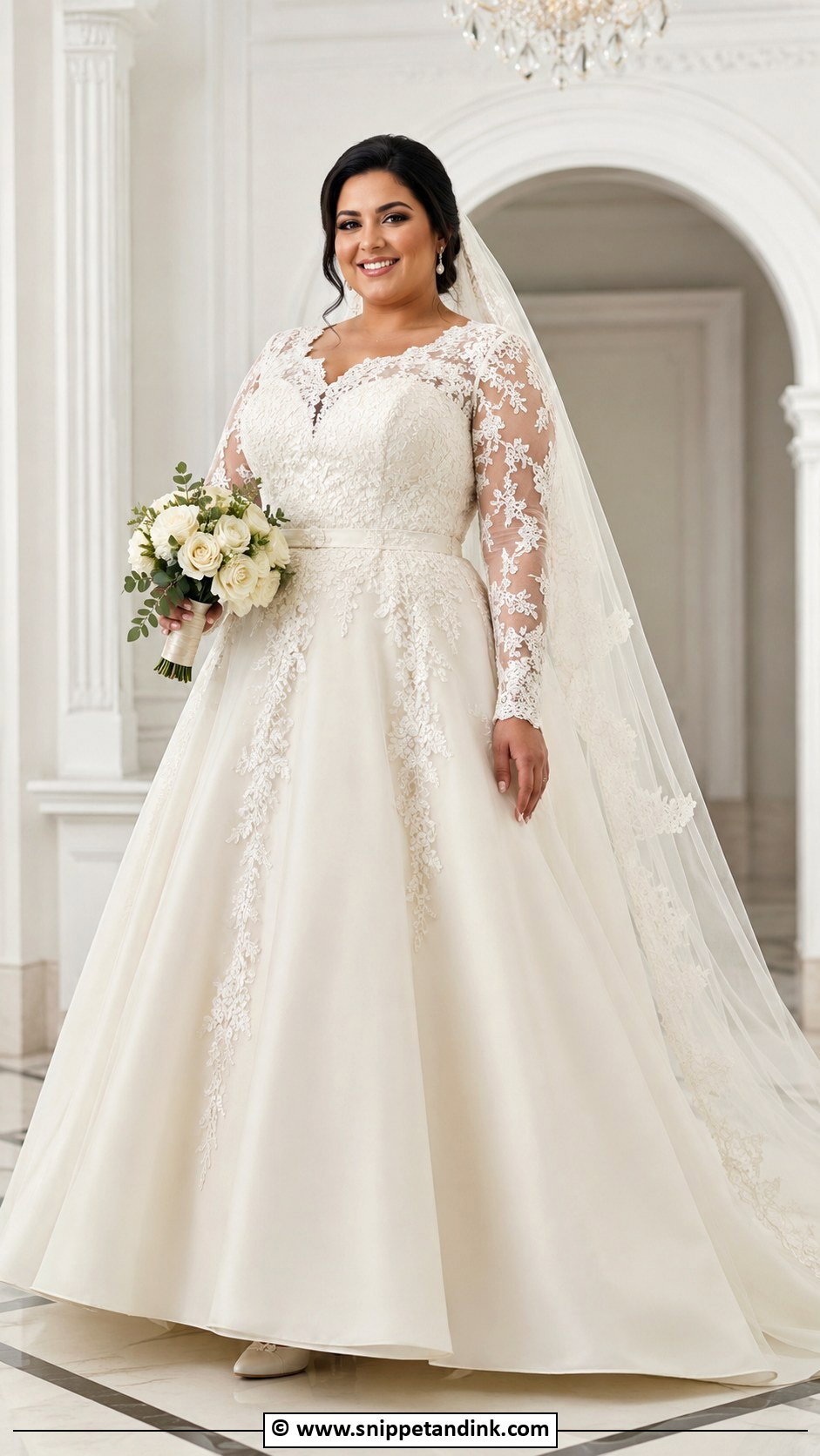 Arabic Plus Size Wedding Dress - Snippet and Ink - 30 Arabic Wedding Dresses
