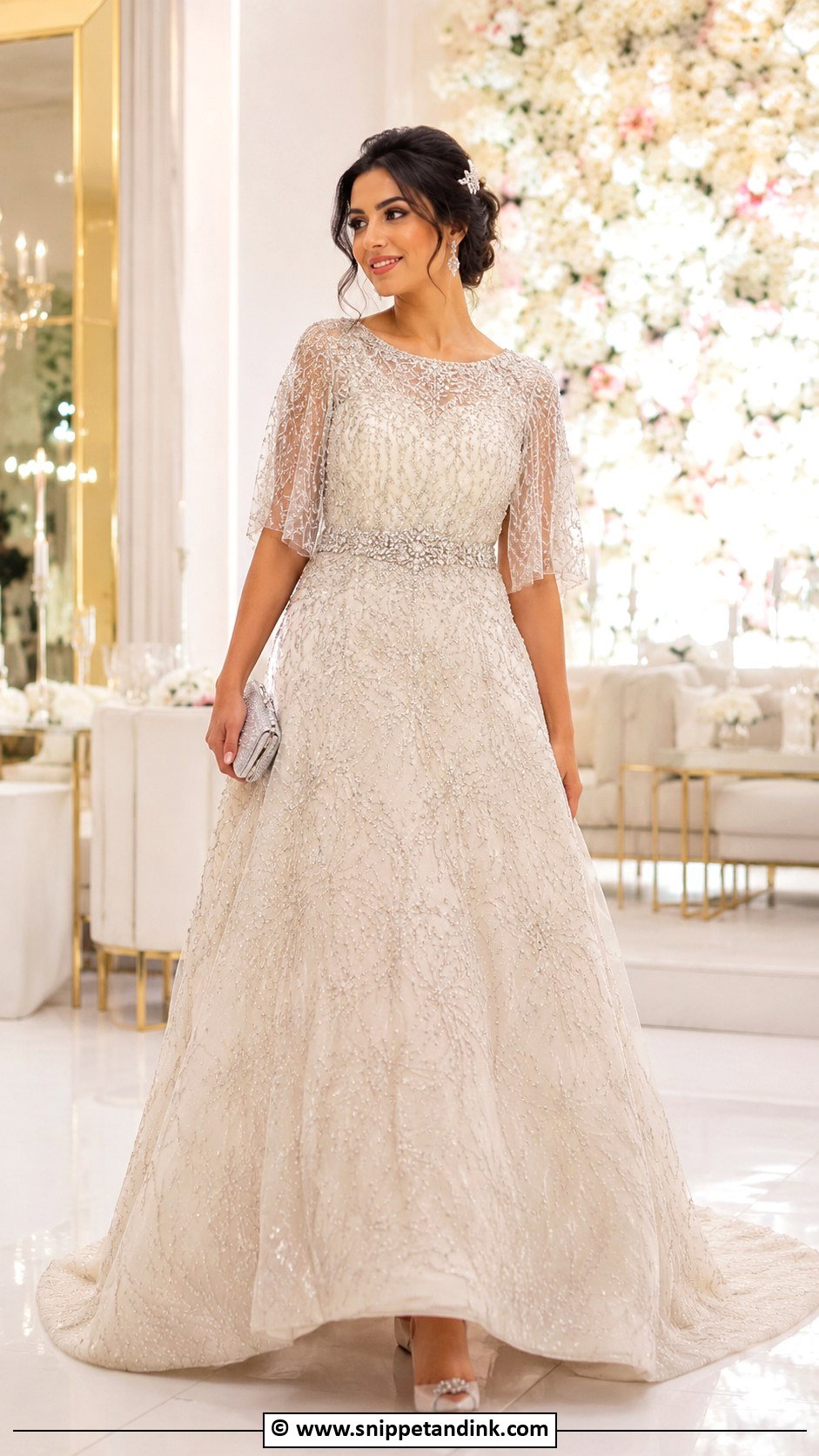 Arabic Reception Wedding Dress - Snippet and Ink - 30 Arabic Wedding Dresses