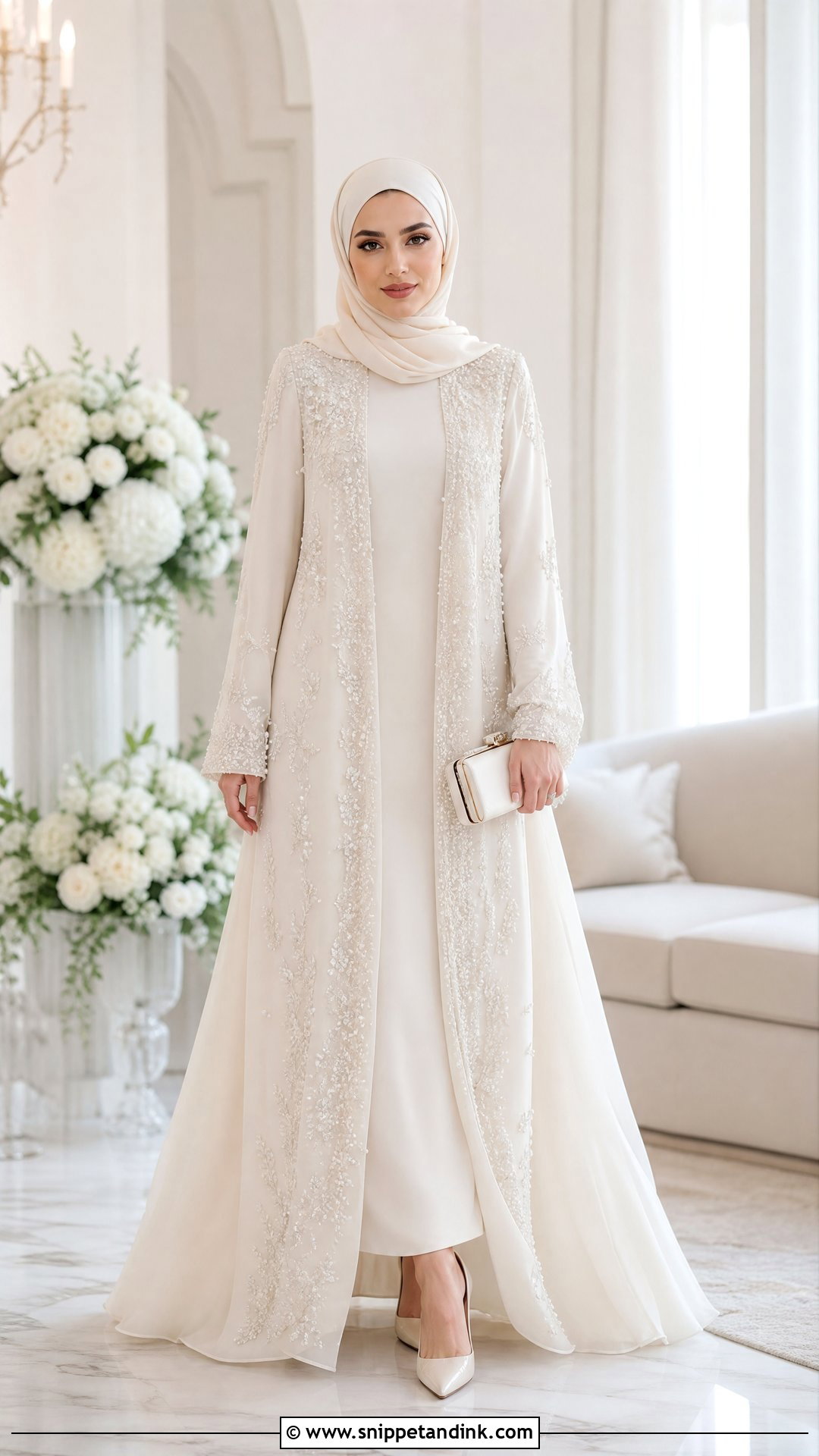 Arabic Wedding Abaya Dress - Snippet and Ink - 25 Arabic Wedding Dress Ideas