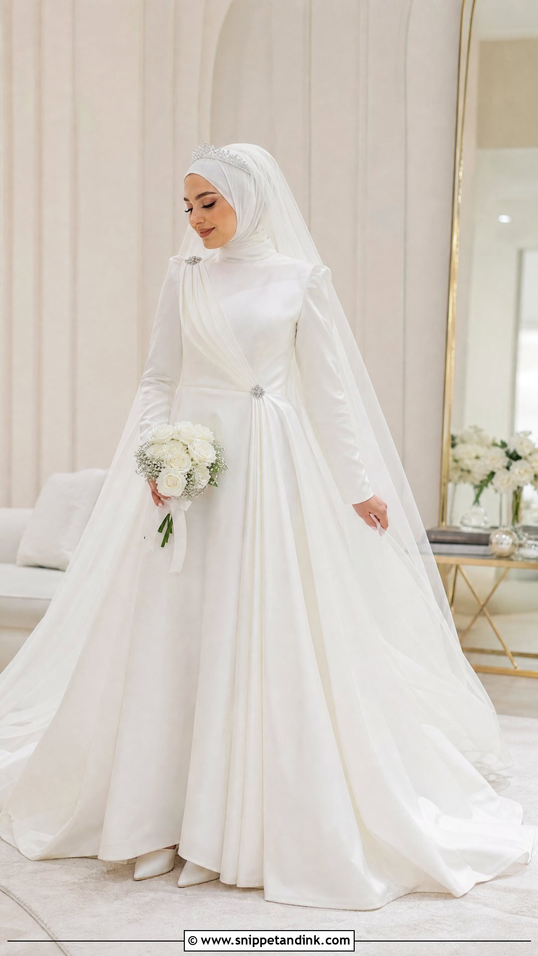 Arabic Wedding Dress With Hijab - Snippet and Ink - 25 Arabic Wedding Dress Ideas