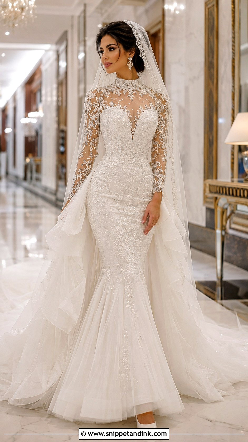 Arabic Wedding Dress With Mermaid Skirt - Snippet and Ink - 20 Arabic Wedding Dress Dubai Ideas