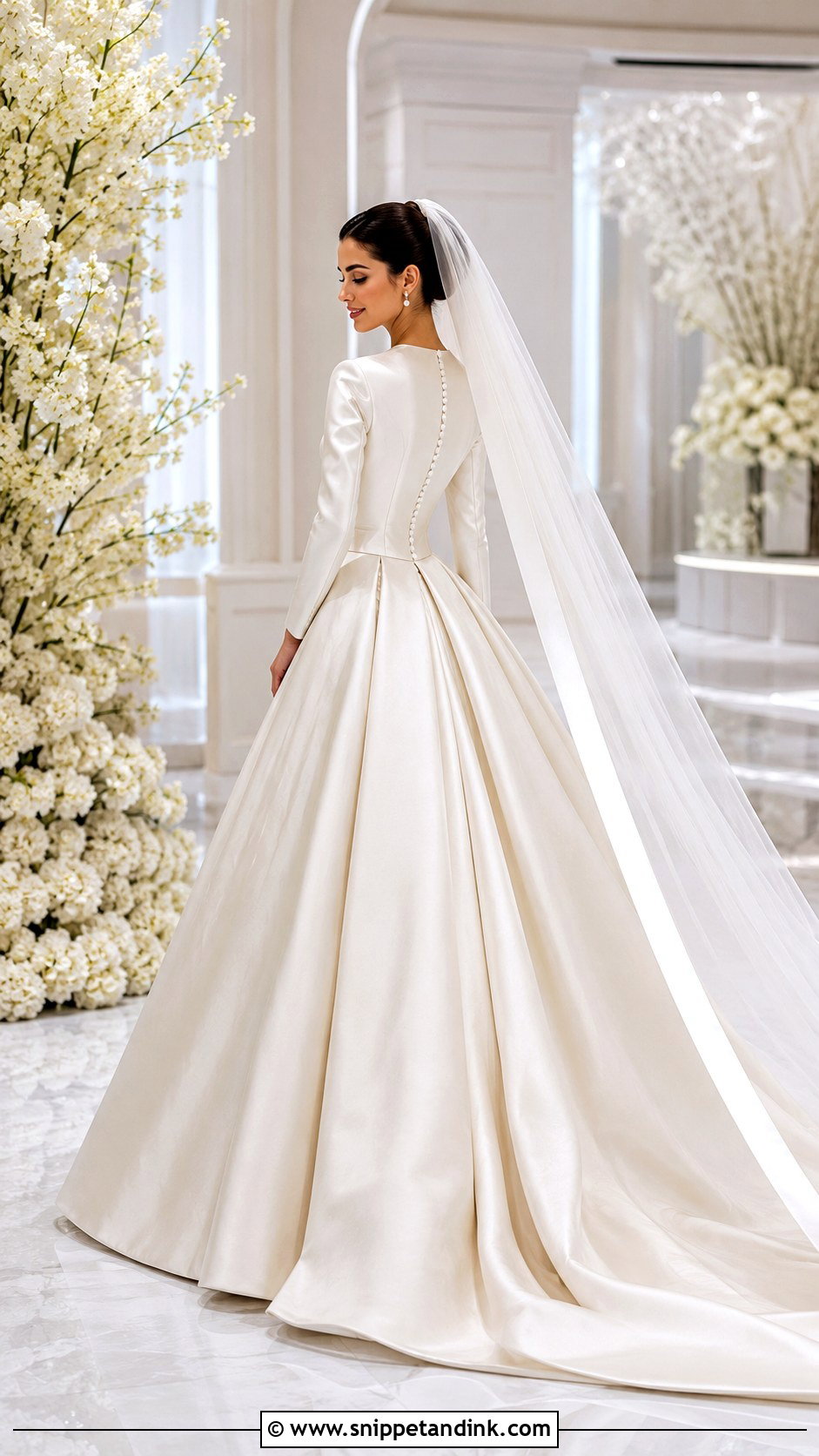 Arabic Wedding Dress With Satin Ball Gown - Snippet and Ink - 20 Arabic Wedding Dress Dubai Ideas