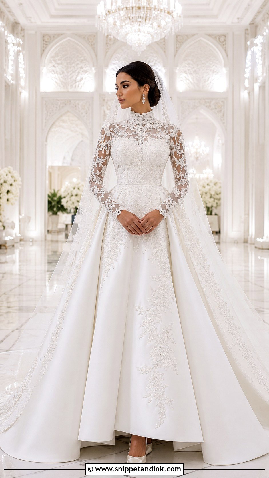 Arabic Wedding Dress With Structured Corset Bodice - Snippet and Ink - 20 Arabic Wedding Dress Dubai Ideas