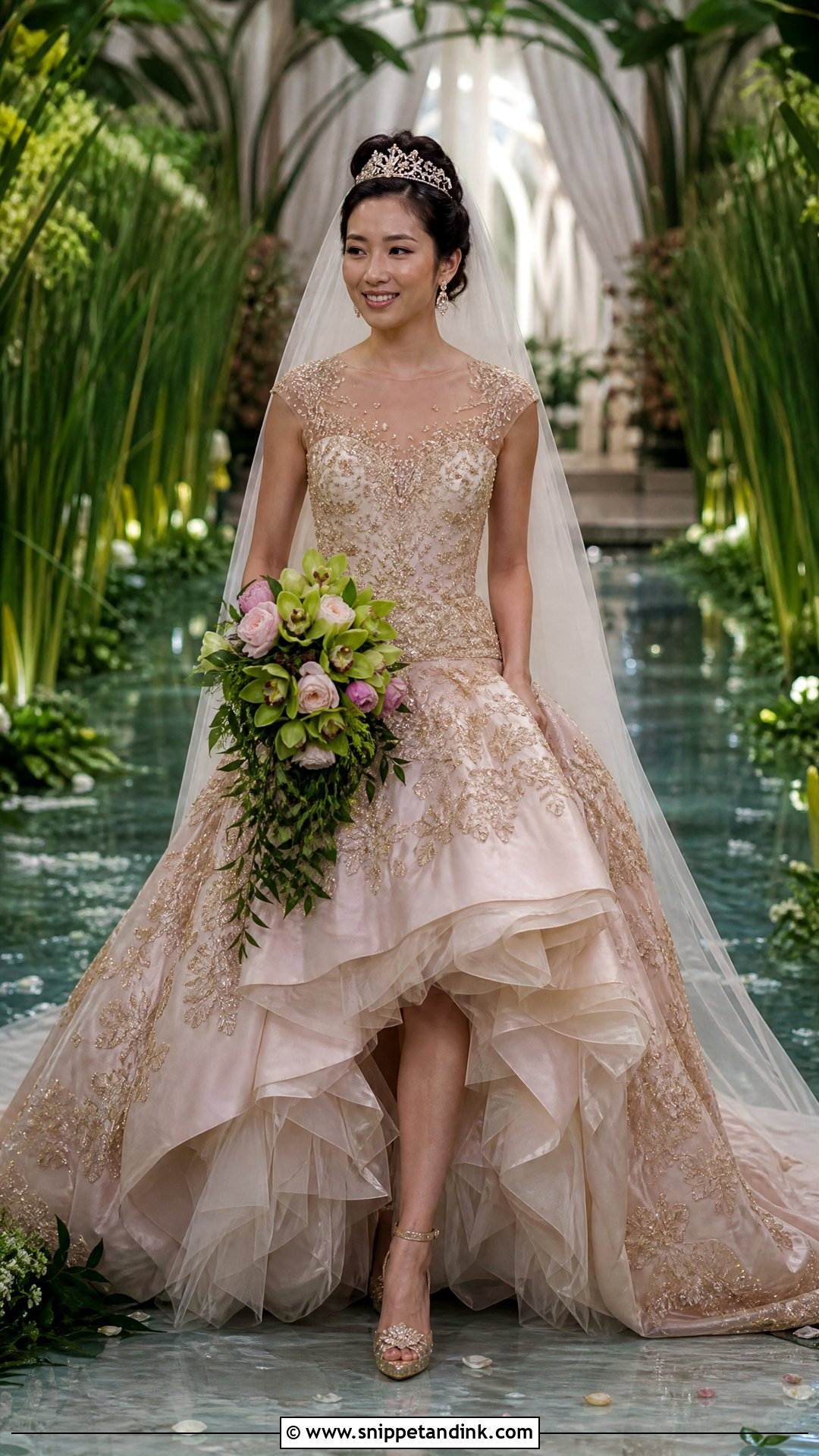 Araminta Wedding Dress From Crazy Rich Asians - Snippet and Ink - 20 Movie Wedding Dresses