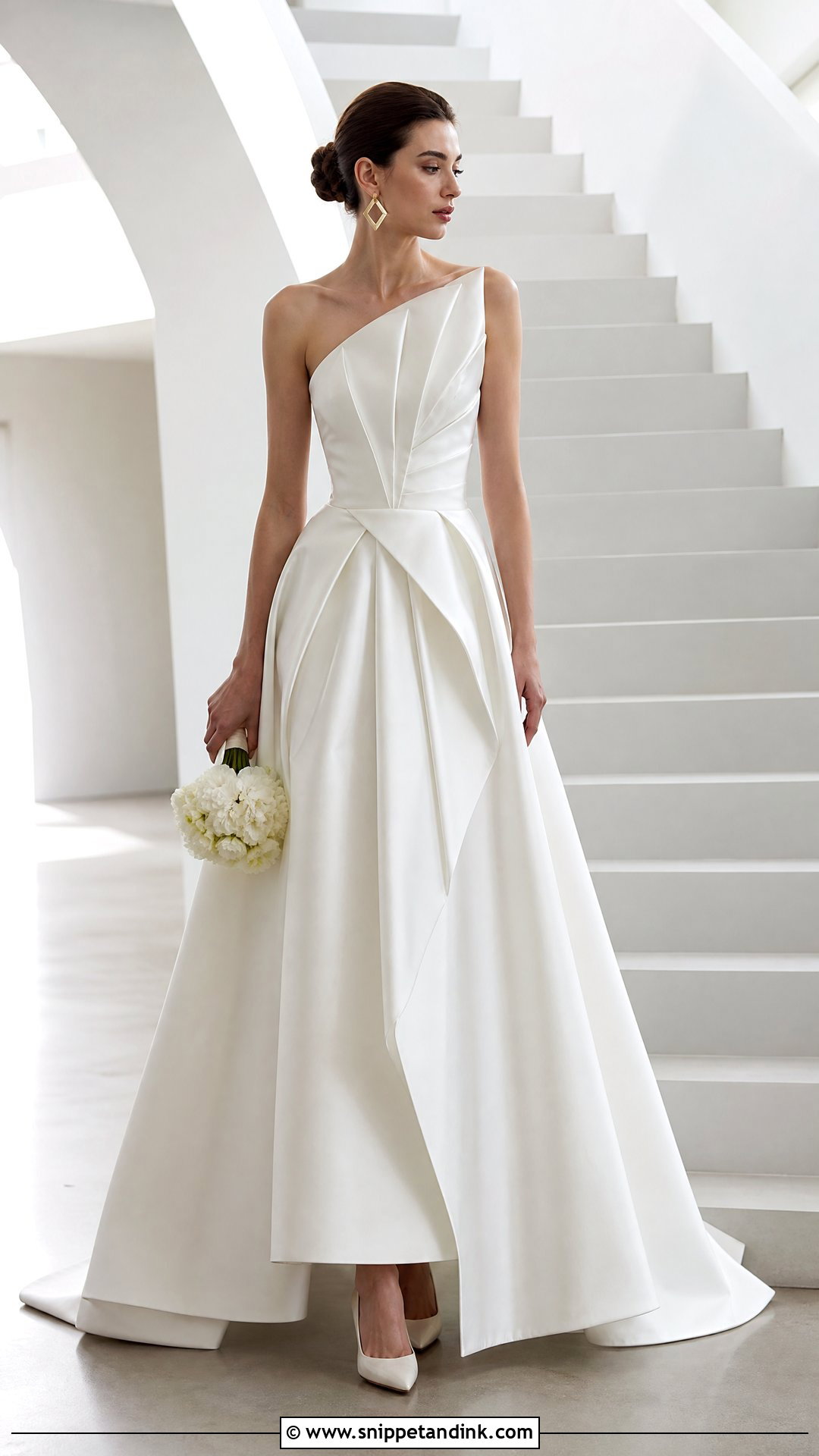 Architectural Pleated Wedding Dress - Snippet and Ink - 25 Future Wedding Dress Ideas