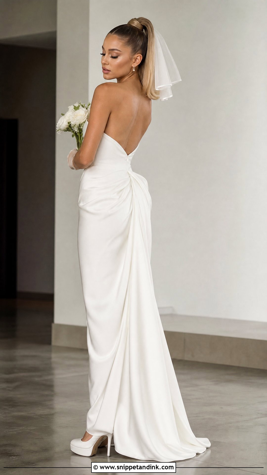 Ariana Grande Backless Wedding Dress - Snippet and Ink - 20 Celeb Wedding Dress Ideas