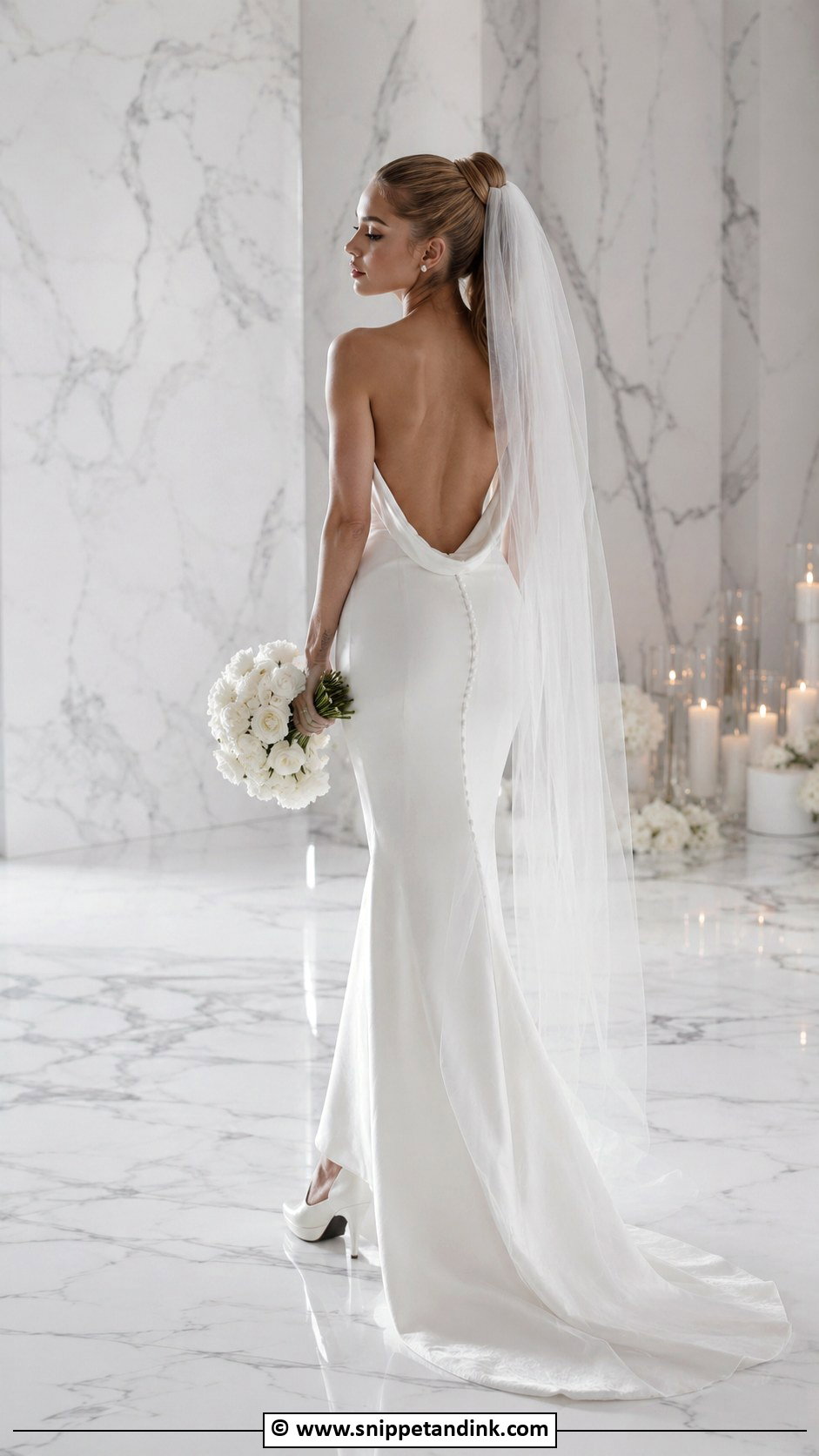 Ariana Grande Open Back Wedding Dress - Snippet and Ink - 25 Ariana Grande Wedding Dress Ideas