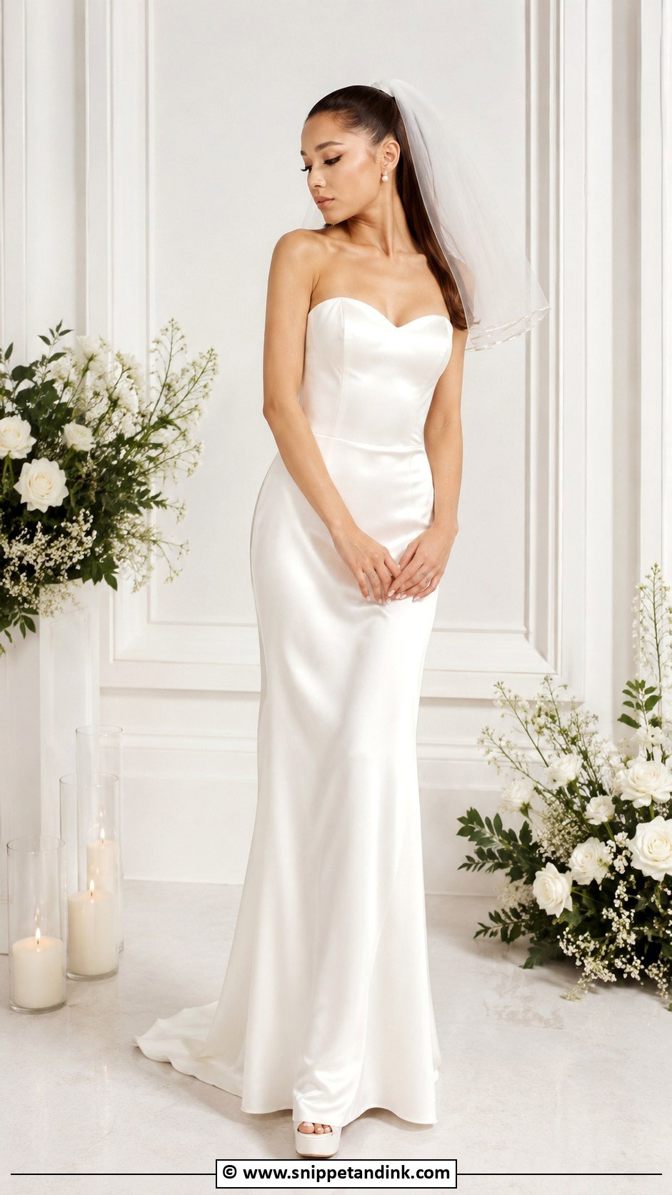 Ariana Grande Sweetheart Wedding Dress - Snippet and Ink - 25 Ariana Grande Wedding Dress Ideas