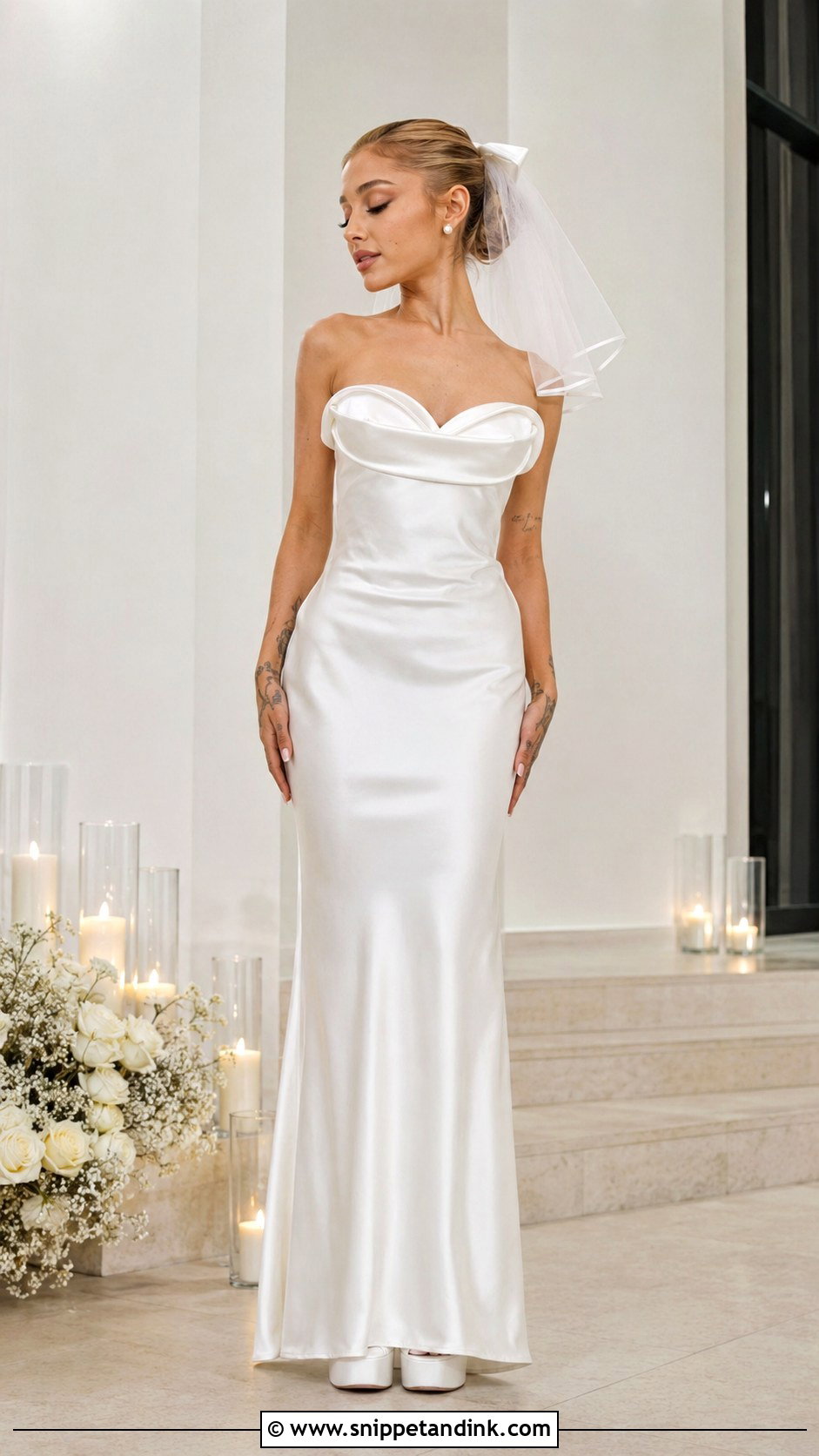 Ariana Grande Wedding Dress - Snippet and Ink - 30 Iconic Wedding Dresses