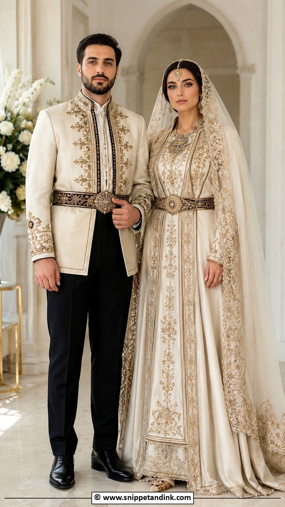 Armenian Taraz Wedding Attire - Snippet and Ink - 35 Traditional Wedding Attire Ideas
