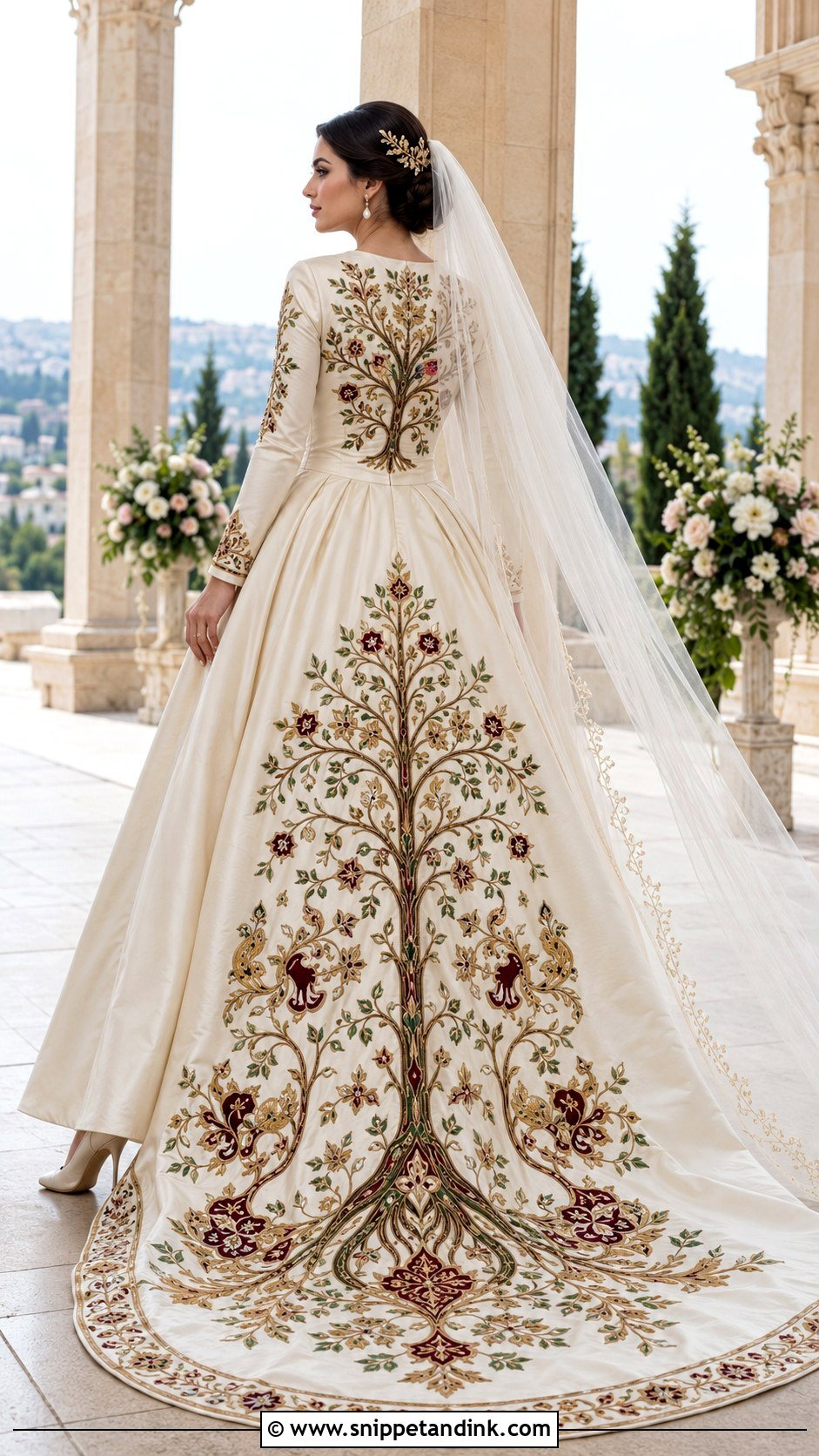 Armenian Tree Of Life Wedding Dress - Snippet and Ink - 20 Armenian Wedding Dress Ideas