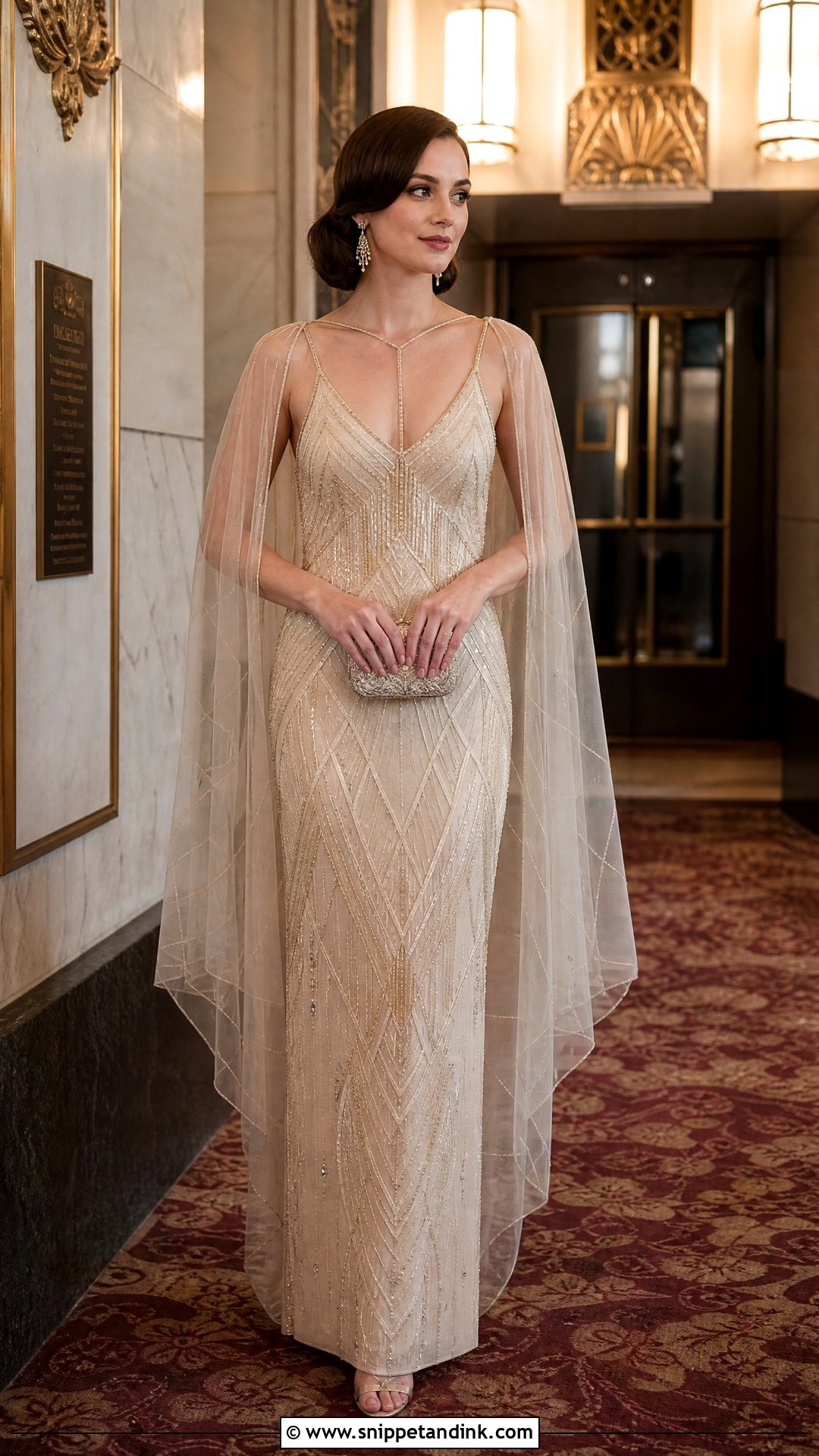 Art Deco Indie Wedding Dress - Snippet and Ink - 25 Indie Wedding Dress Ideas