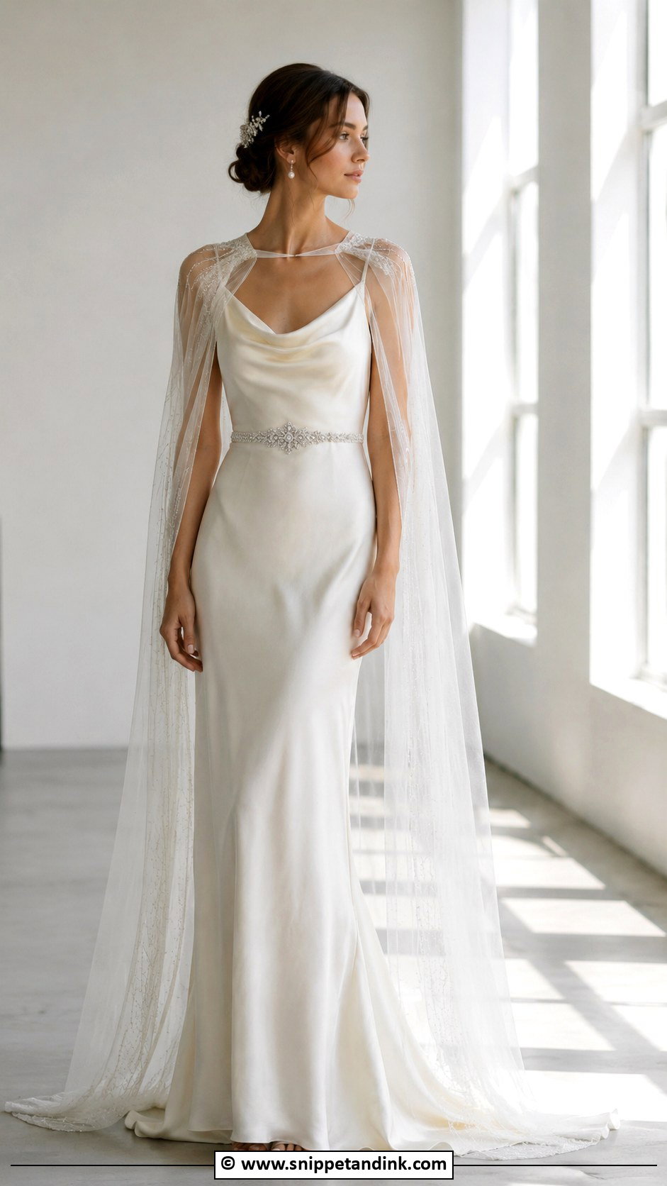 Art Deco Slip Wedding Dress - Snippet and Ink - 30 Art Deco Wedding Dress Ideas