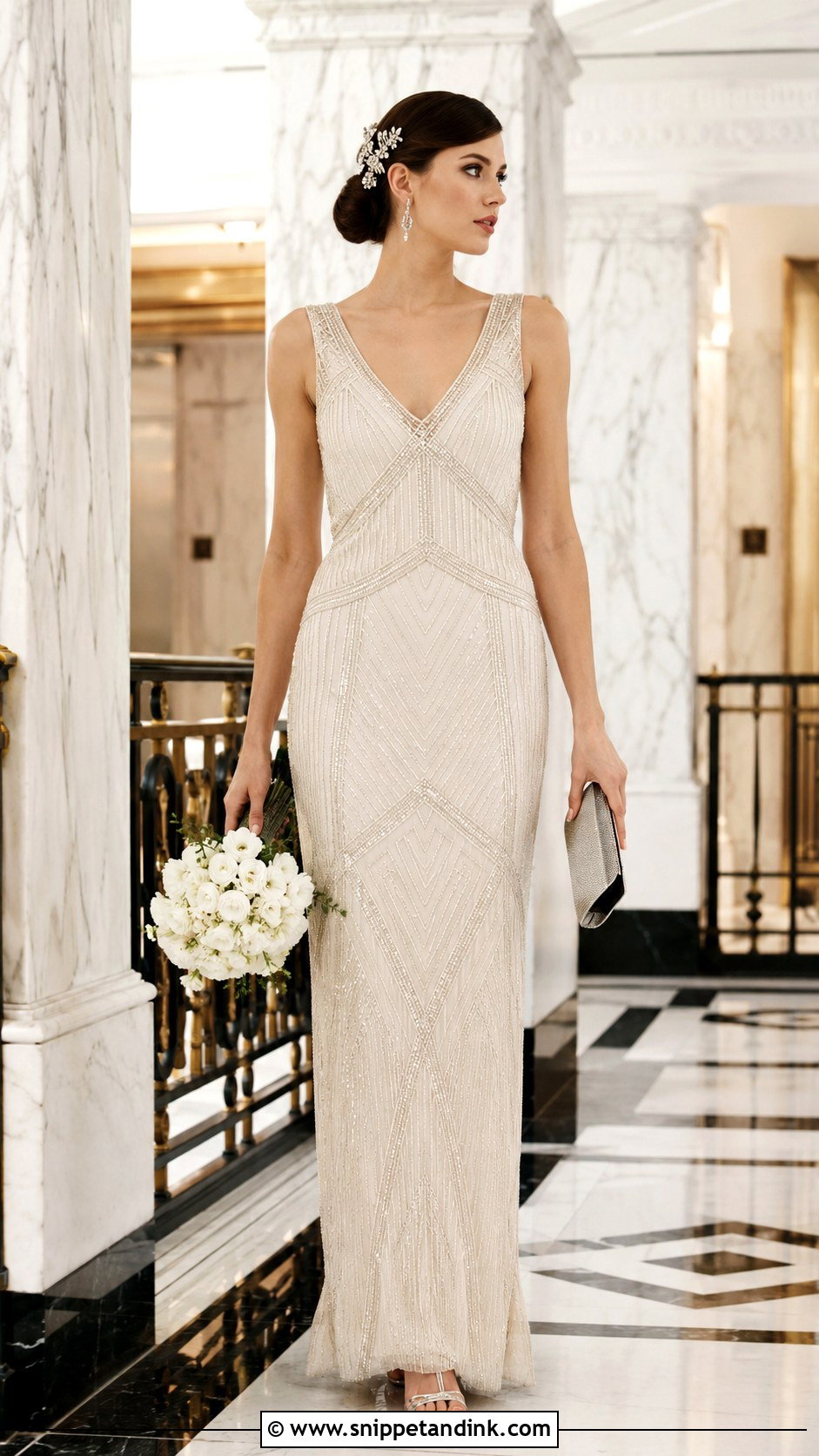 Art Deco Wedding Dress - Snippet and Ink - 25 Vintage Wedding Dress Aesthetic Ideas