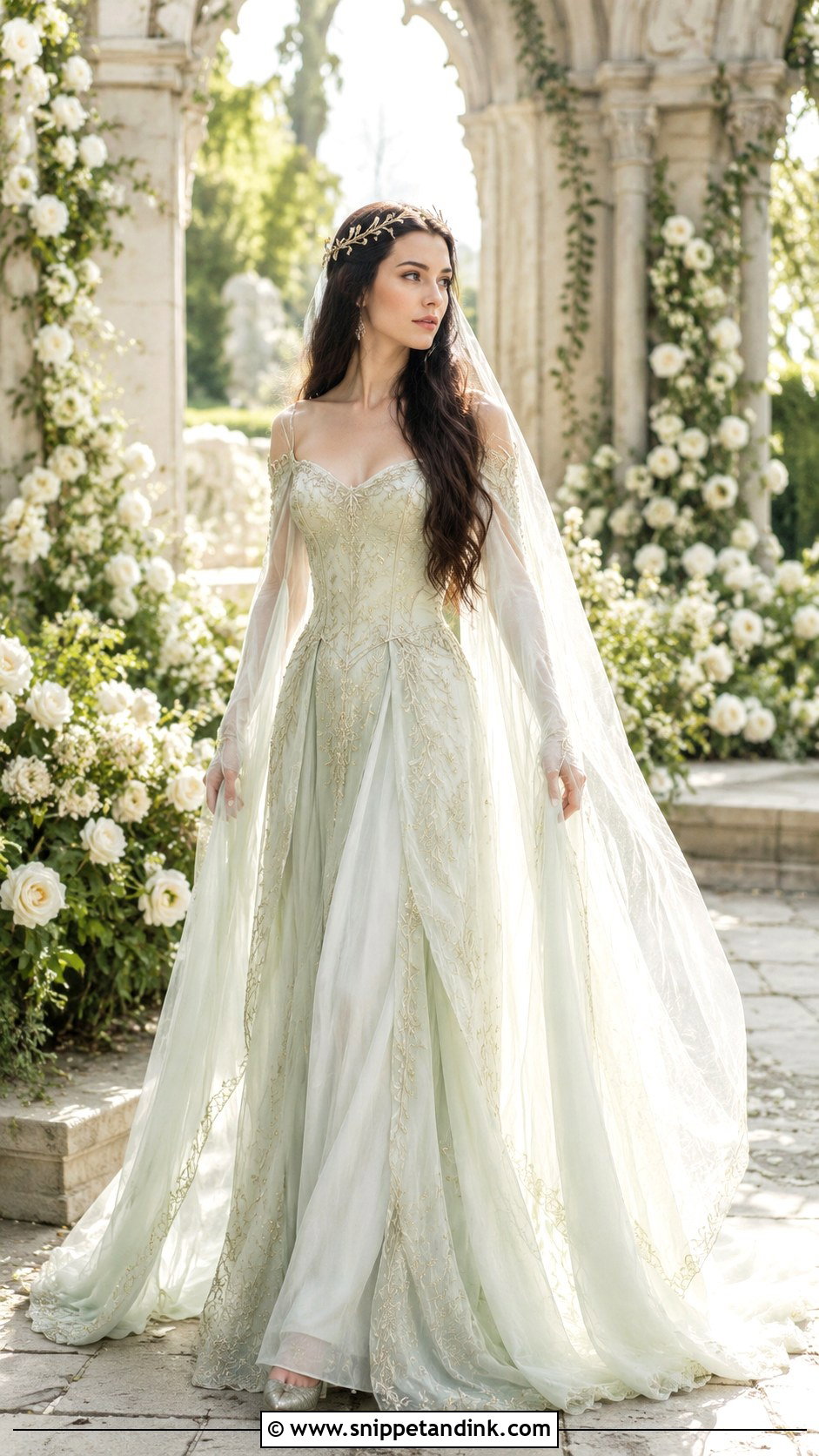 Arwen Coronation Wedding Dress - Snippet and Ink - 20 Arwen Wedding Dress Ideas