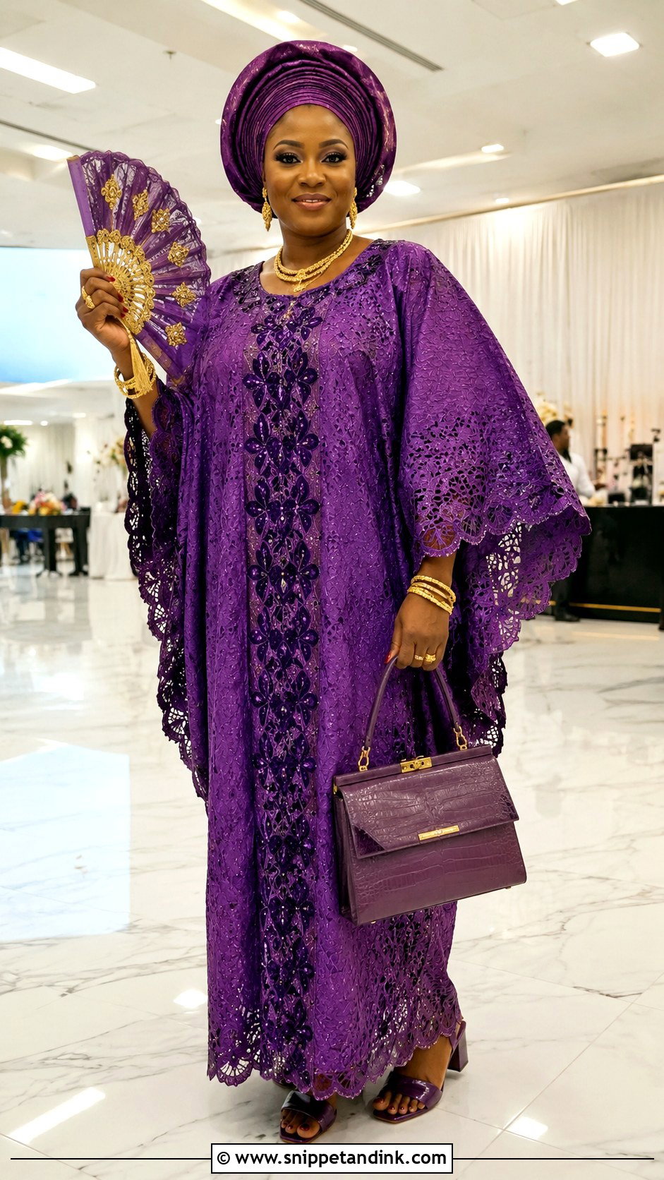 Aso Ebi Lace Bubu Gown - Snippet and Ink - 20 Ask Ebi Lace Styles