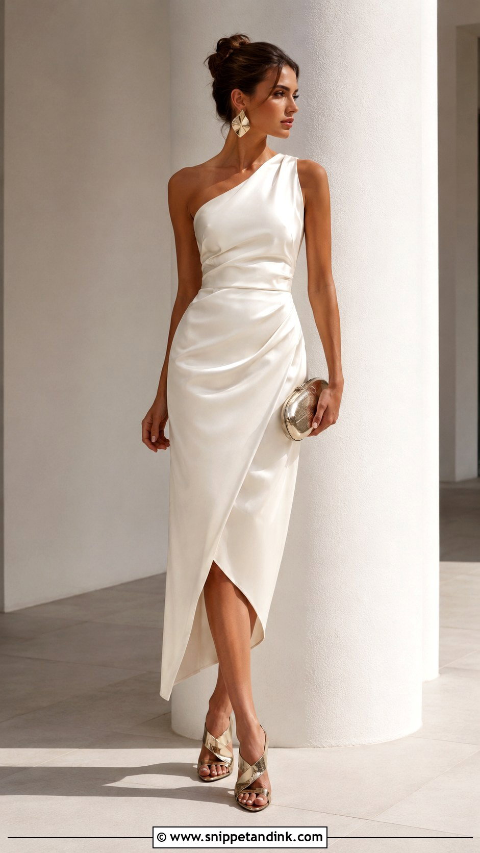 Asymmetric Wedding Dress - Snippet and Ink - 20 Anti Bride Wedding Dress Ideas
