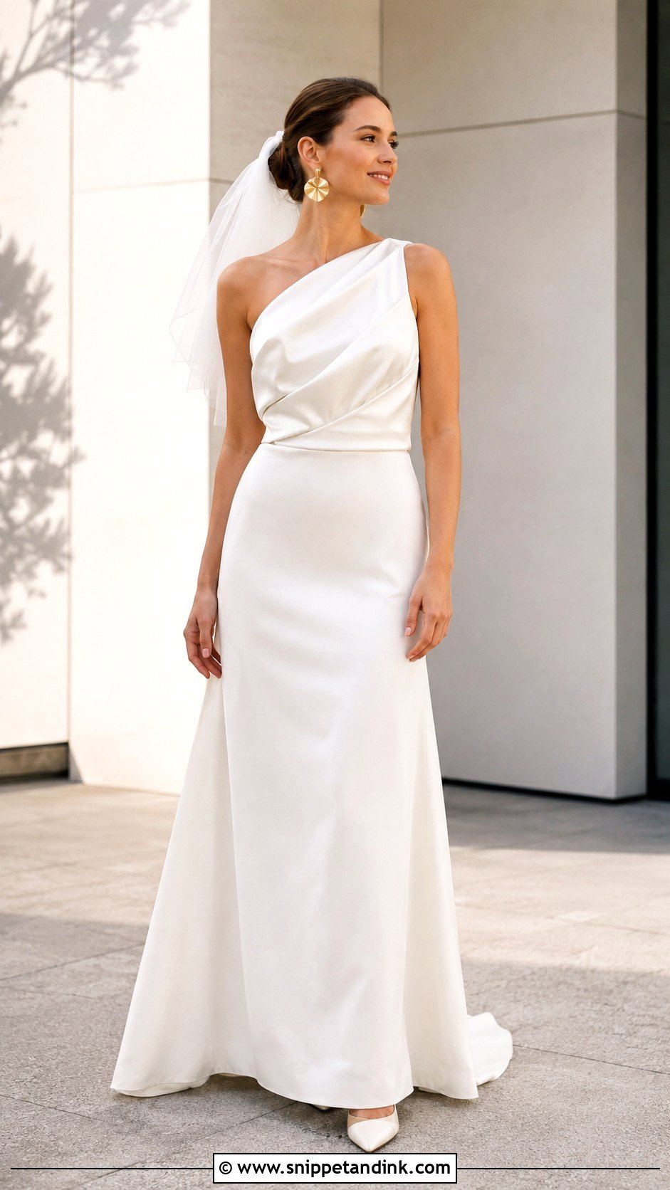 Asymmetrical Bodice Wedding Dress - Snippet and Ink - 20 Bodice Wedding Dress Ideas