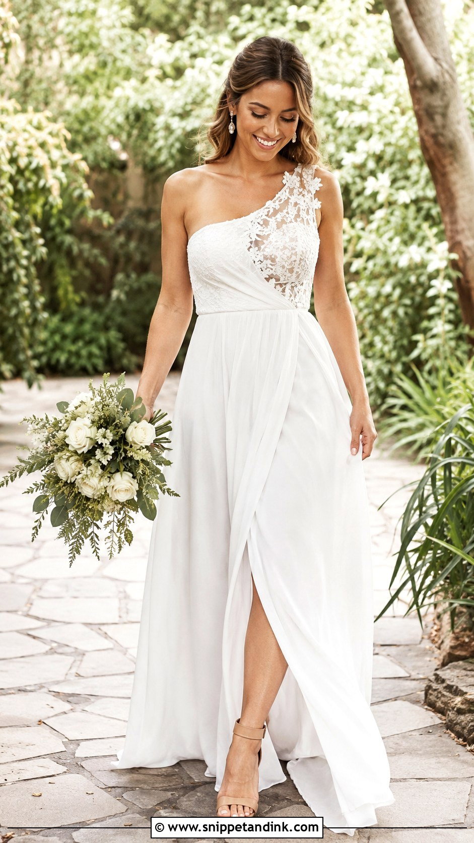 Asymmetrical Boho Wedding Dress - Snippet and Ink - 25 Asymmetrical Wedding Dress Ideas