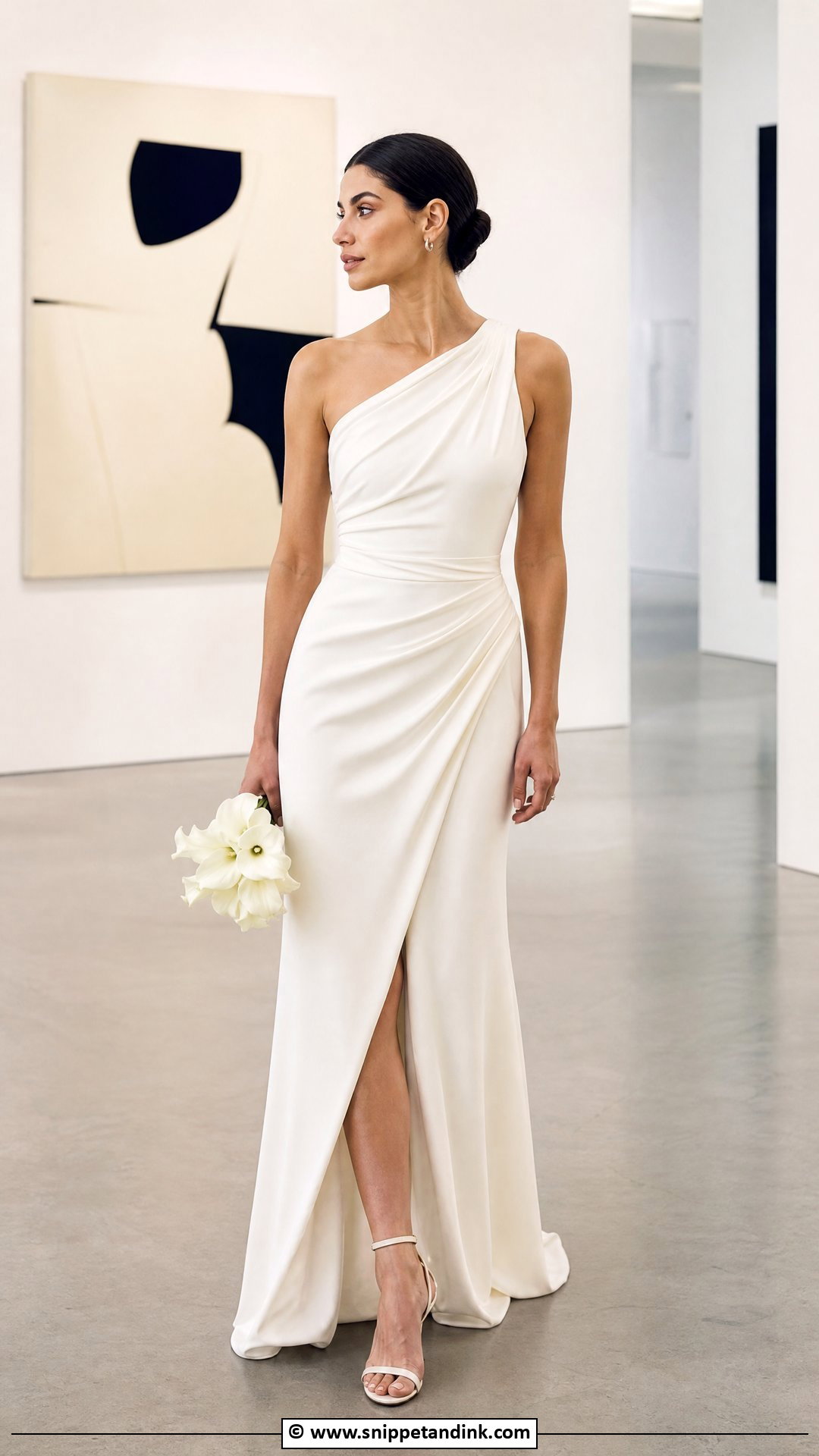 Asymmetrical Bridal Dress - Snippet and Ink - 35 Latest Bridal Dresses