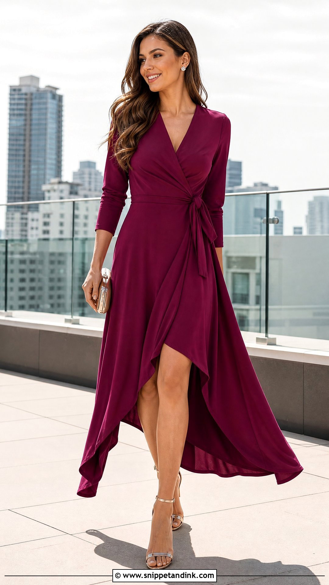 Asymmetrical Hem Dress Cocktail Formal Wedding Attire - Snippet and Ink - 25 Cocktail Formal Wedding Attire Ideas